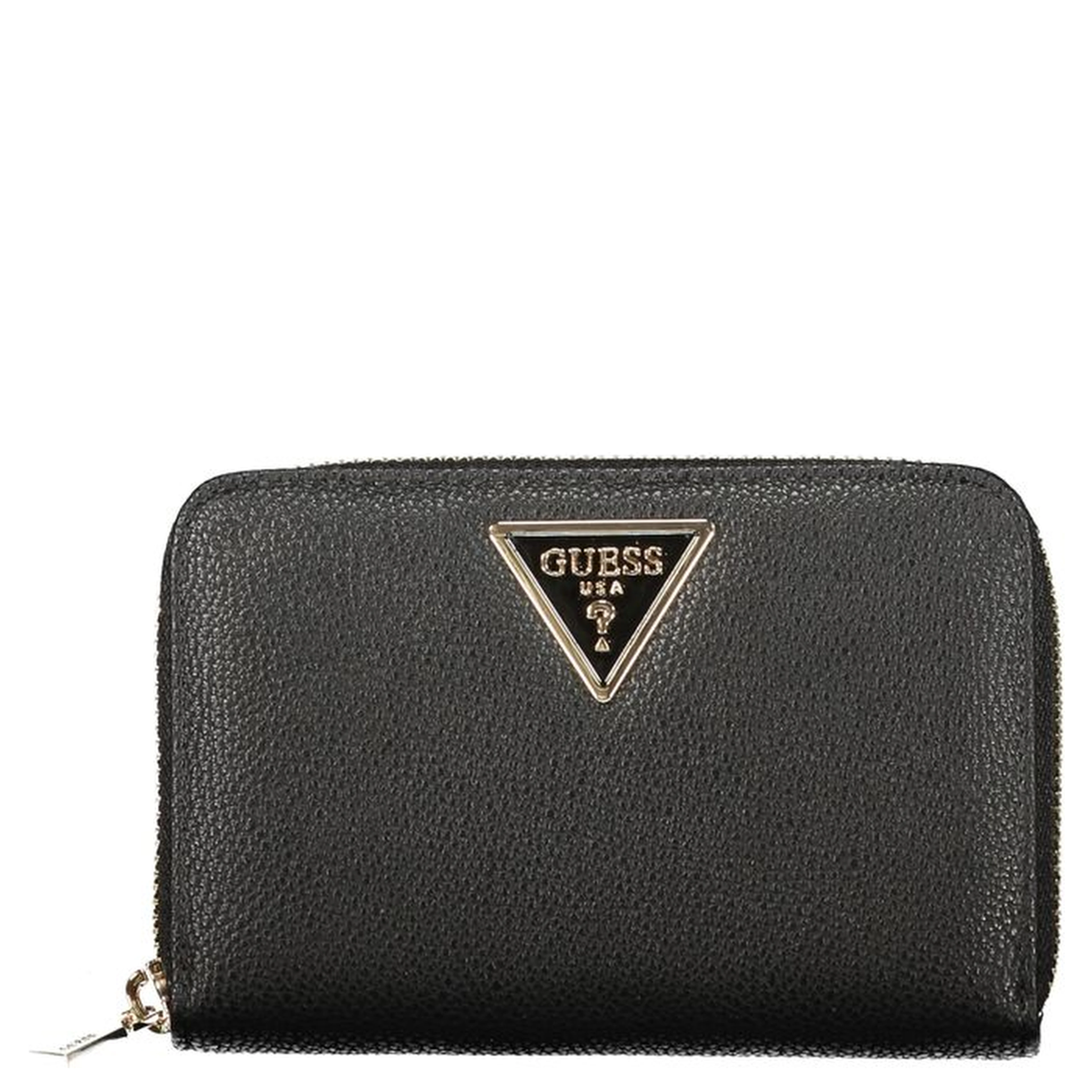 Black Polyurethane Women's Wallet