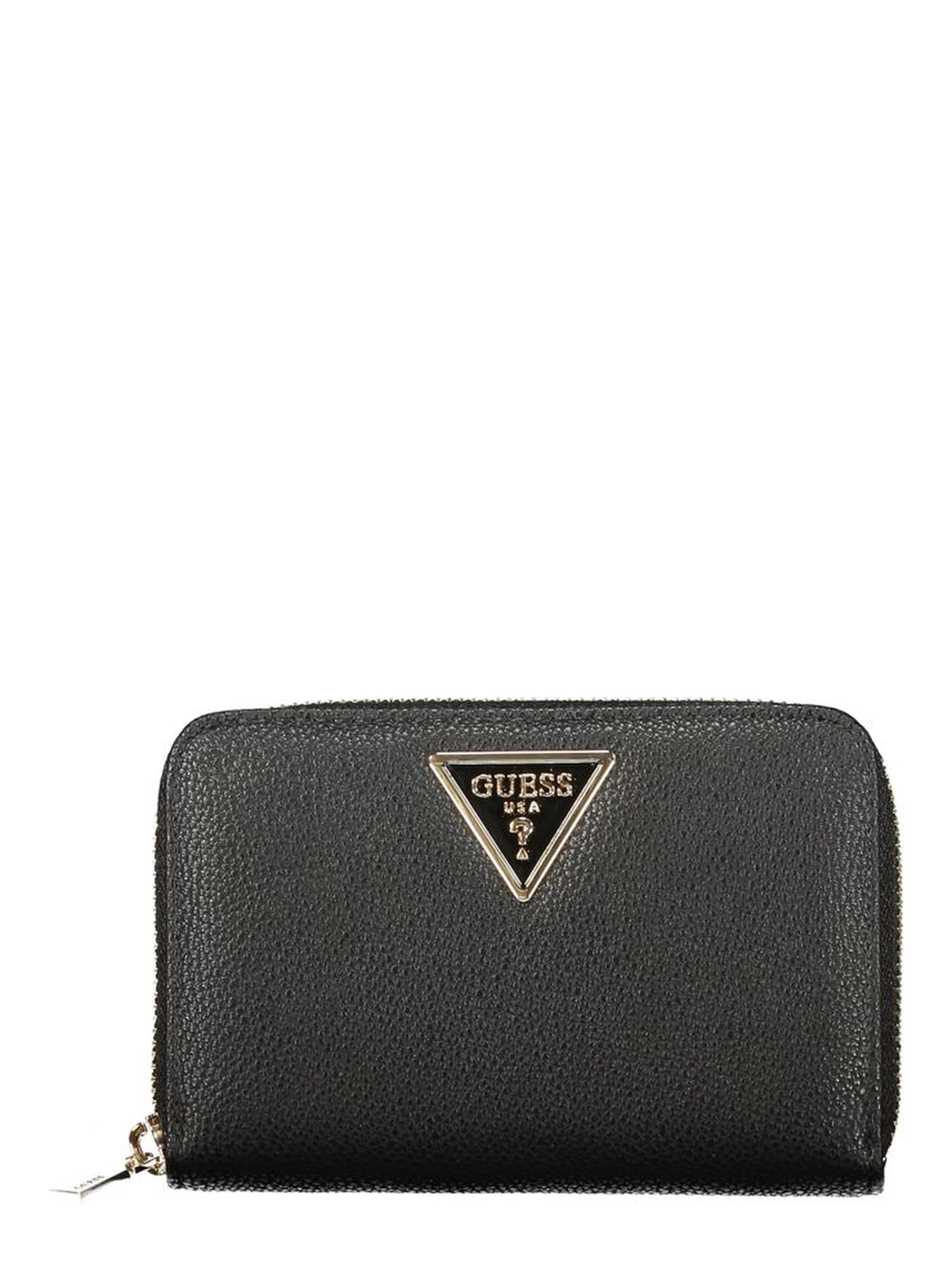 Black Polyurethane Women's Wallet