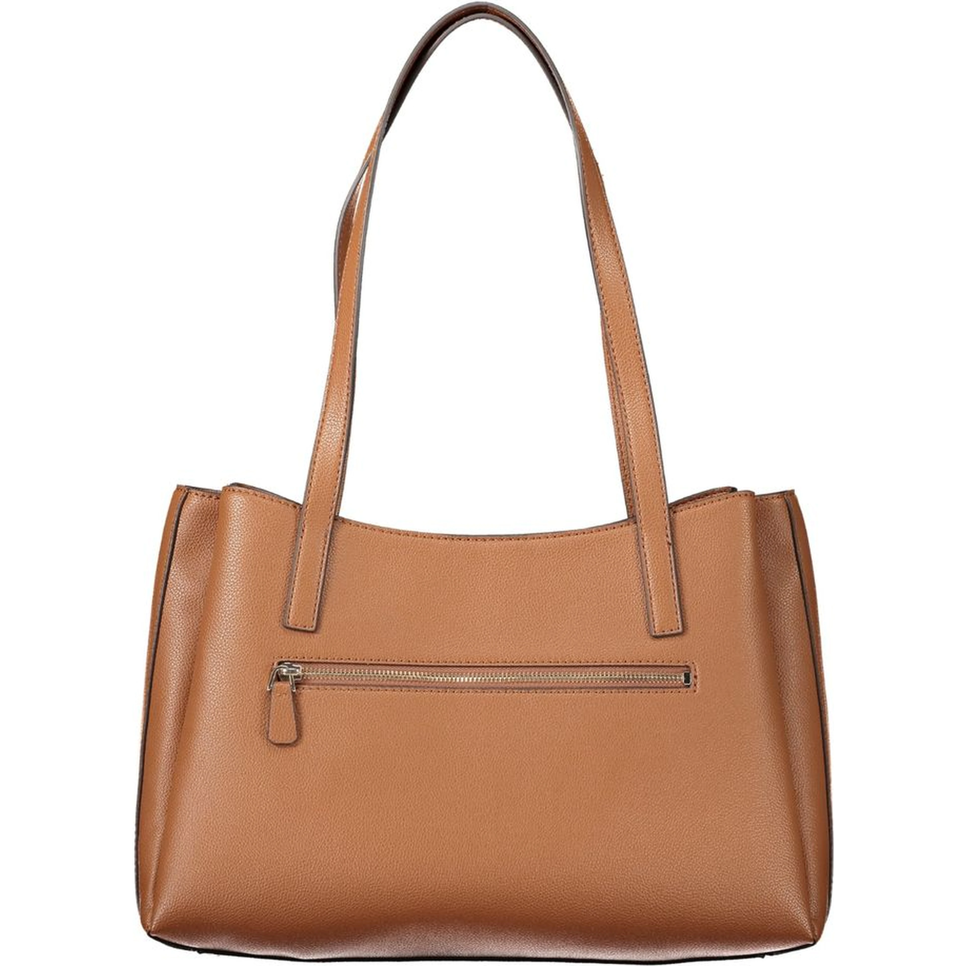 Brown Polyethylene Handbag
