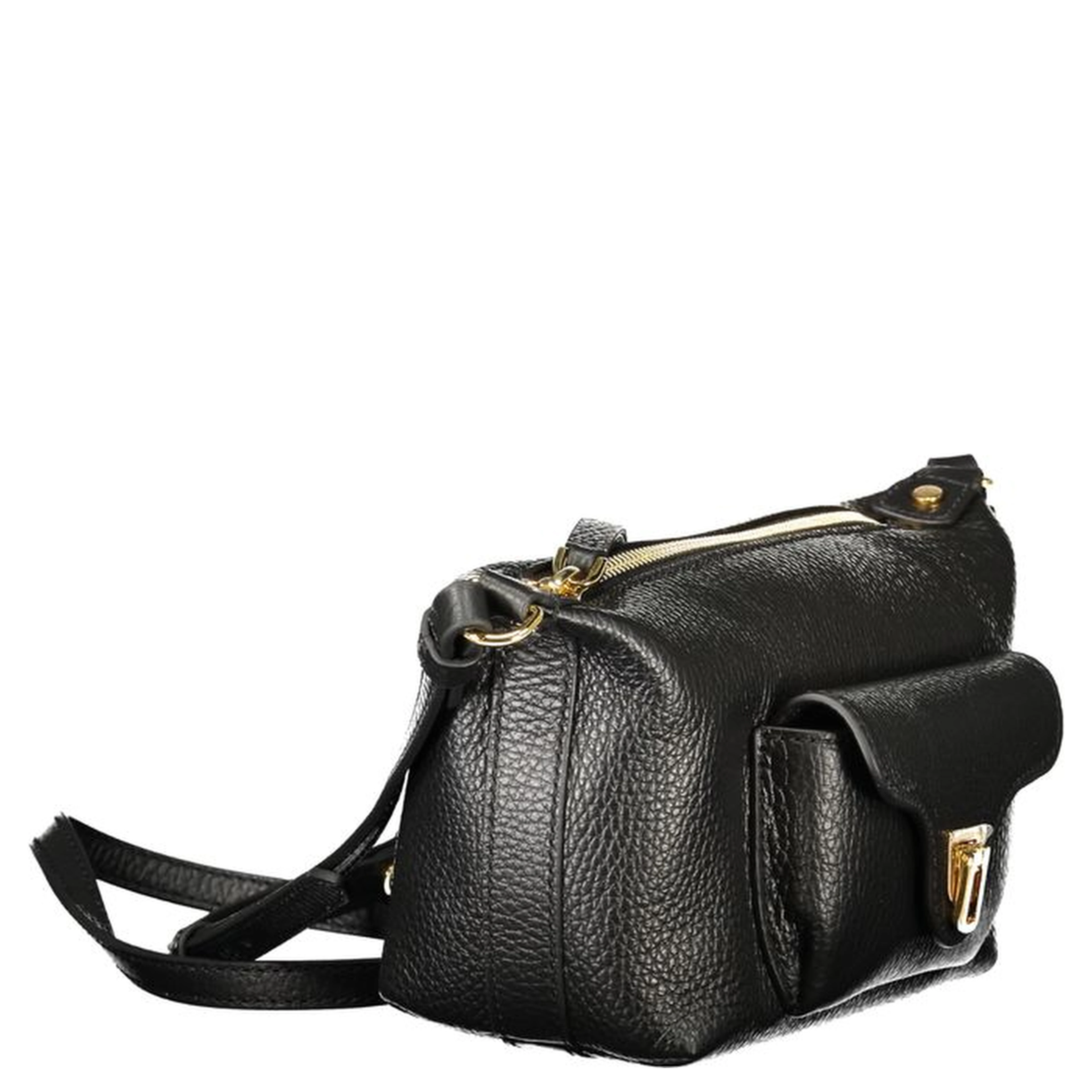 Black Leather Handbag