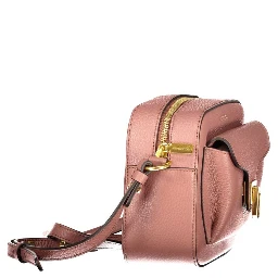 Pink Leather Handbag