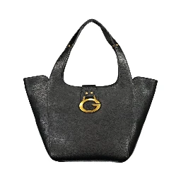 Black Polyurethane Women's Bag
