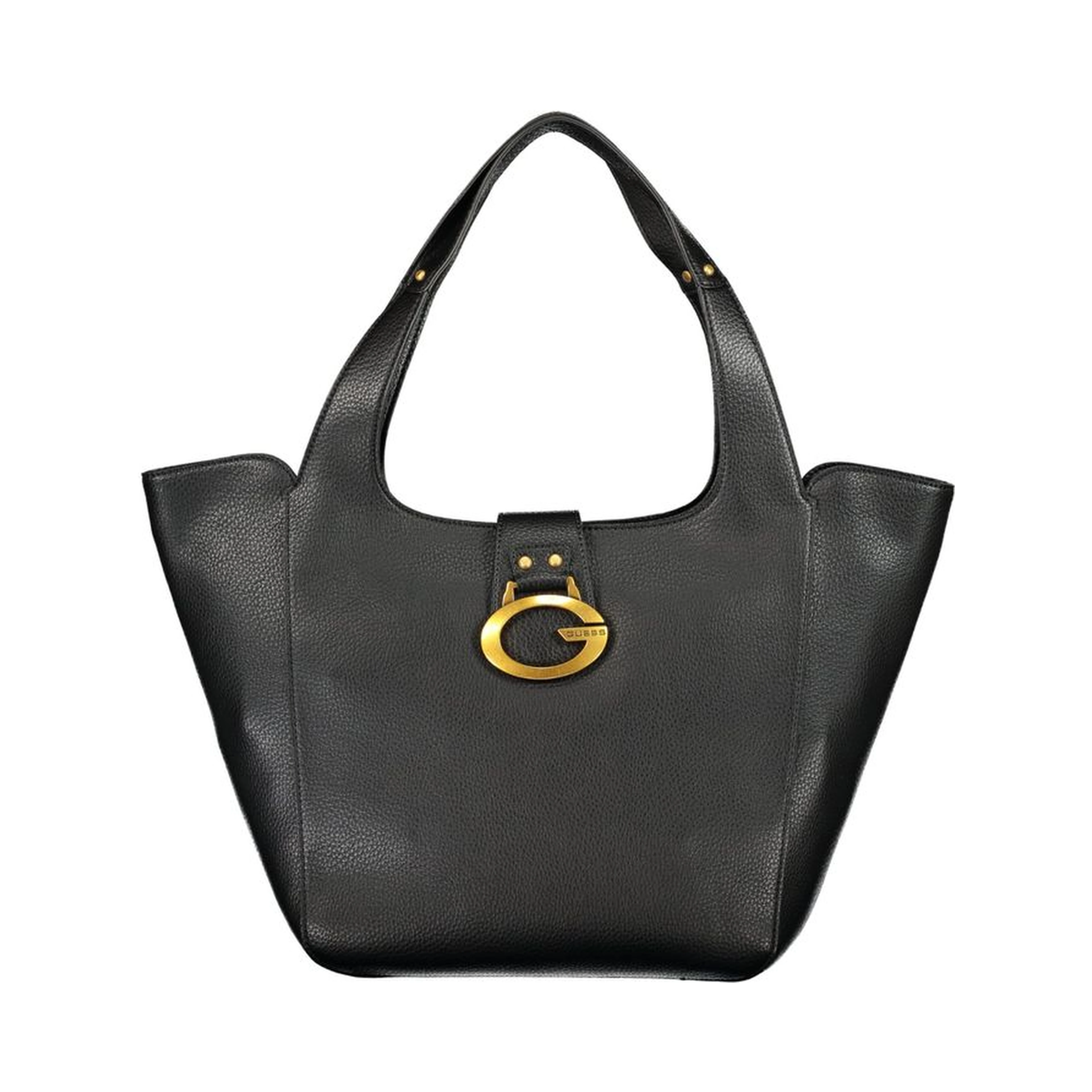 Black Polyurethane Women's Bag