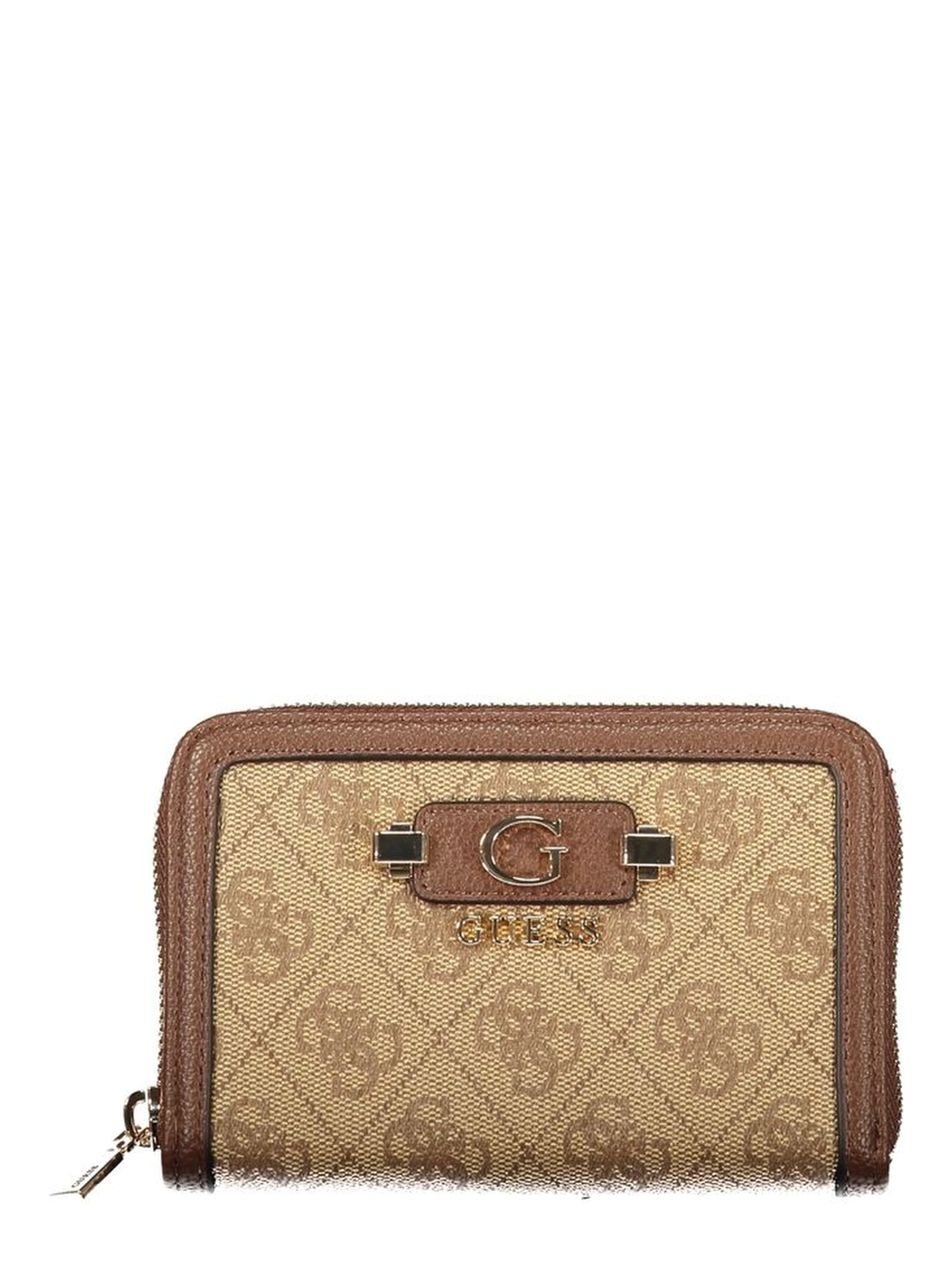 Beige Polyurethane Women Wallet