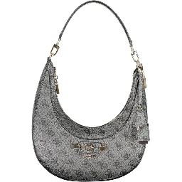 Black Polyurethane Women's Bag