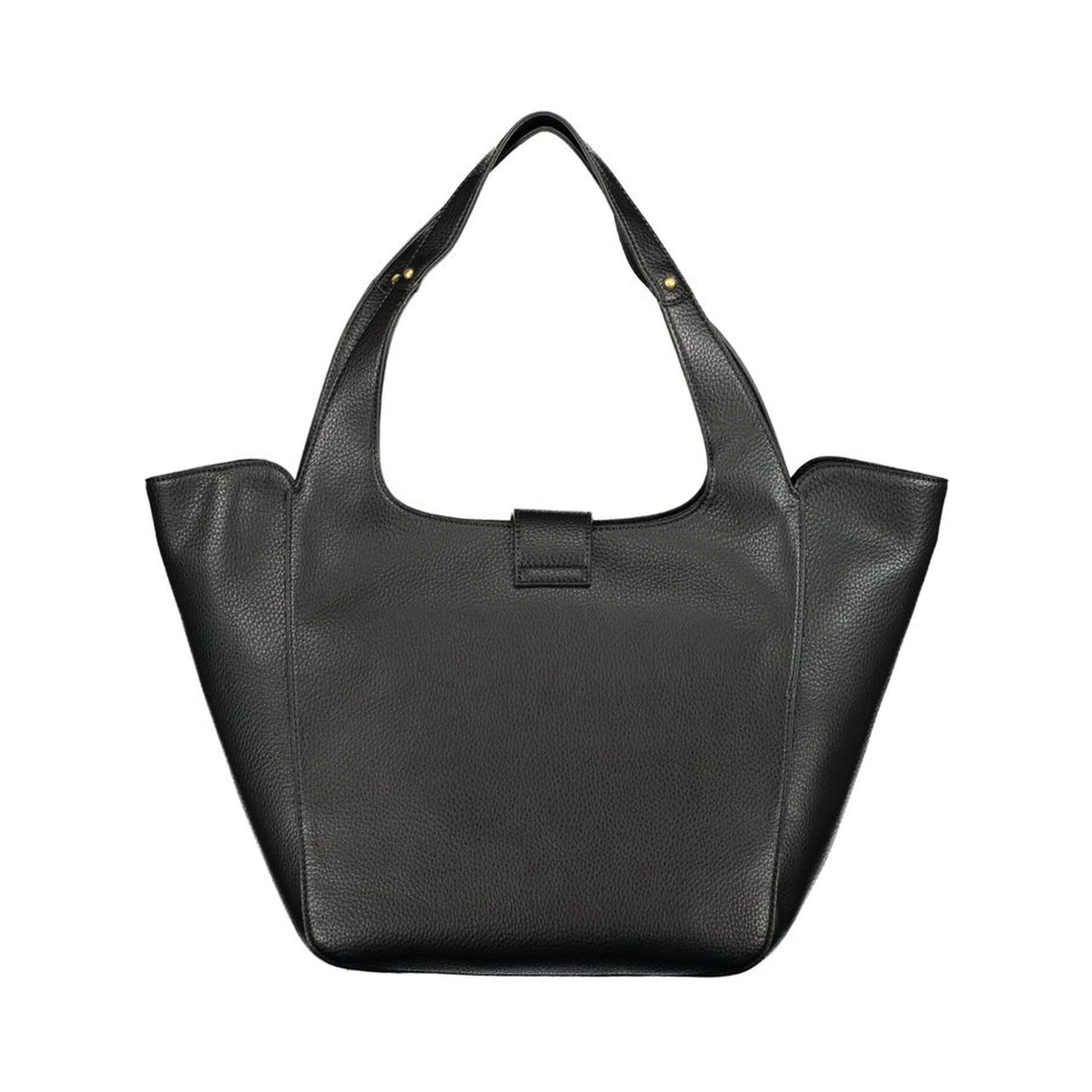 Black Polyurethane Women's Bag