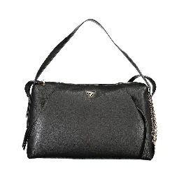 Black Polyurethane Women's Bag