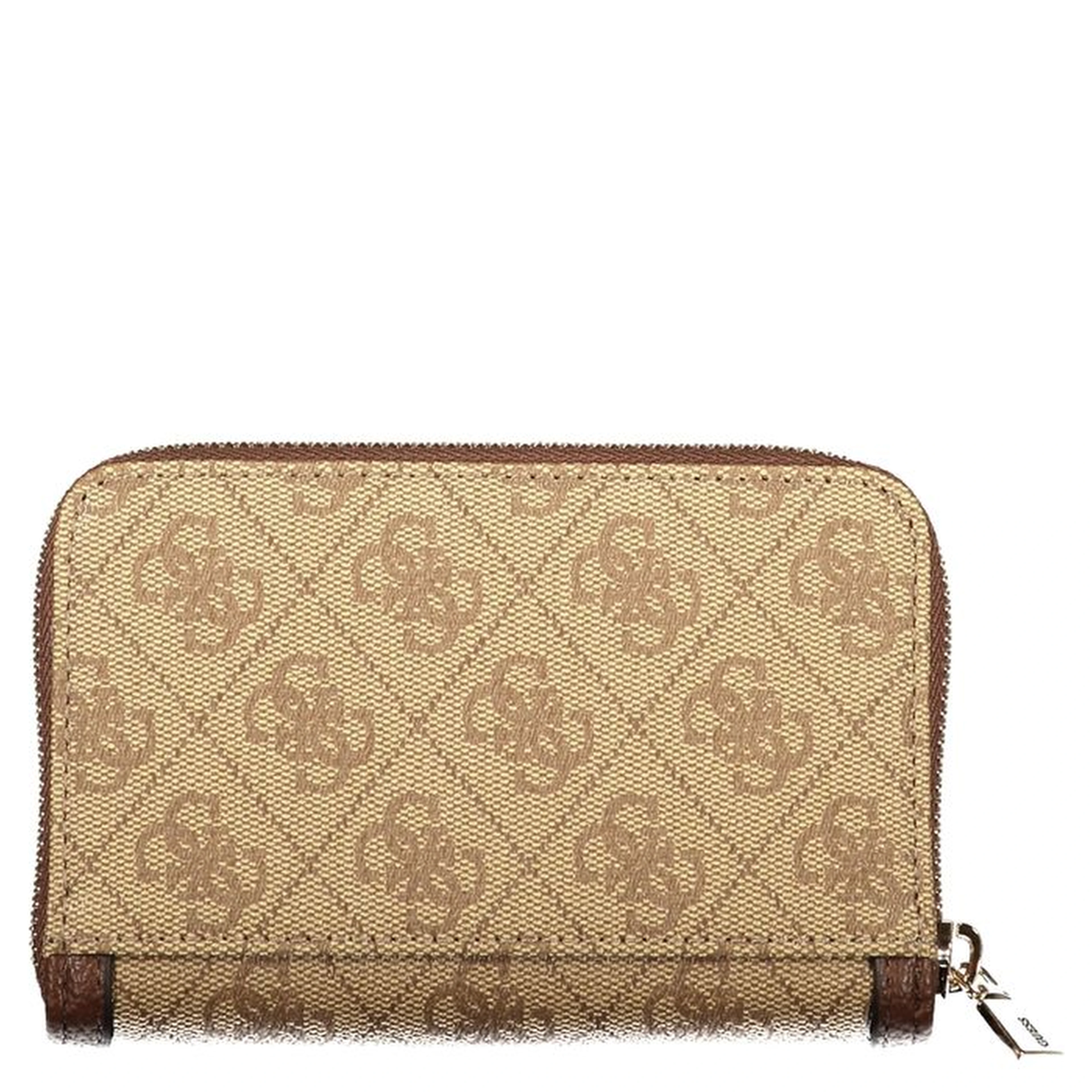 Beige Polyurethane Women Wallet