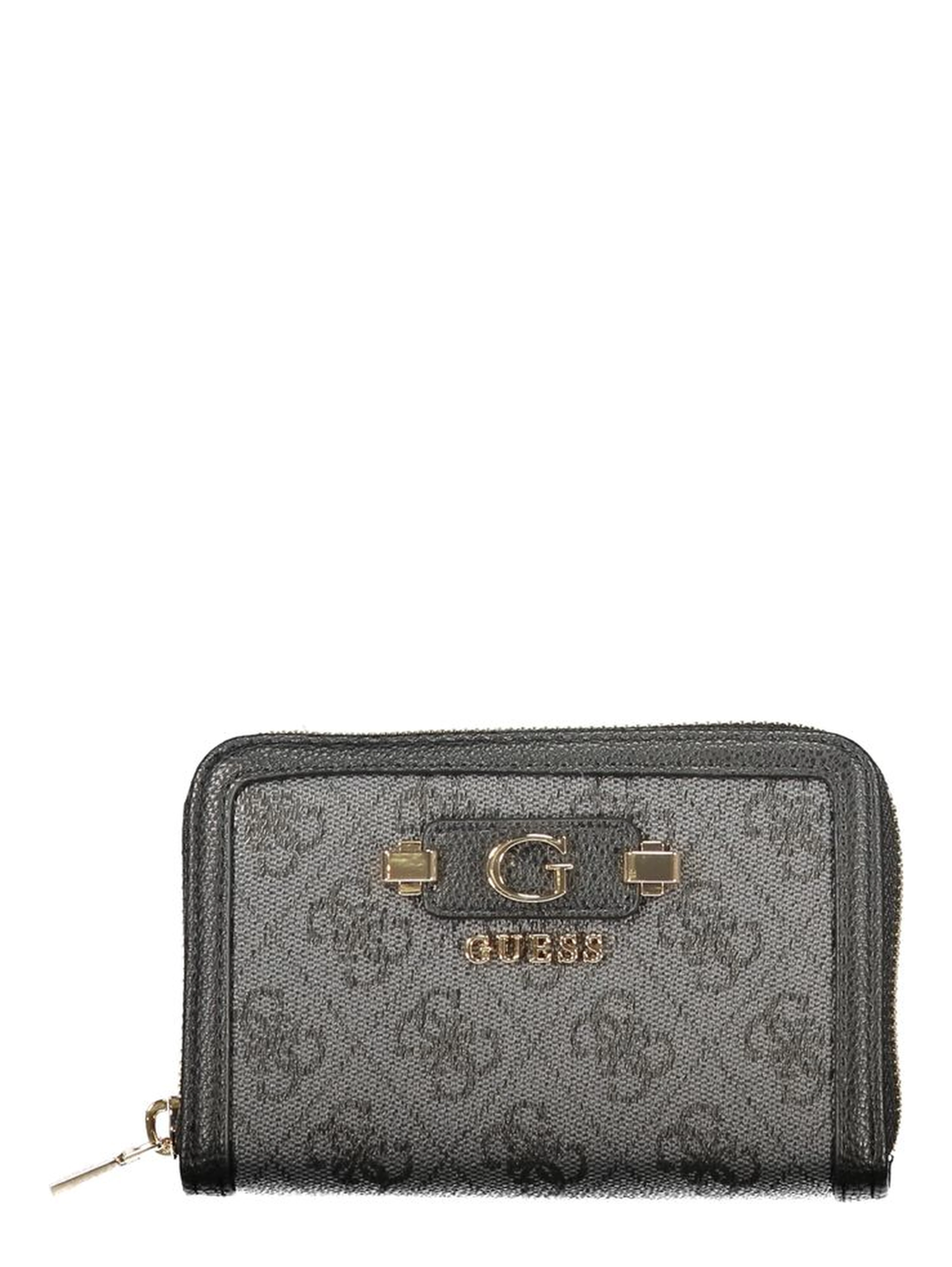 Black Polyurethane Women's Wallet