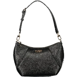 Black Polyurethane Women's Bag
