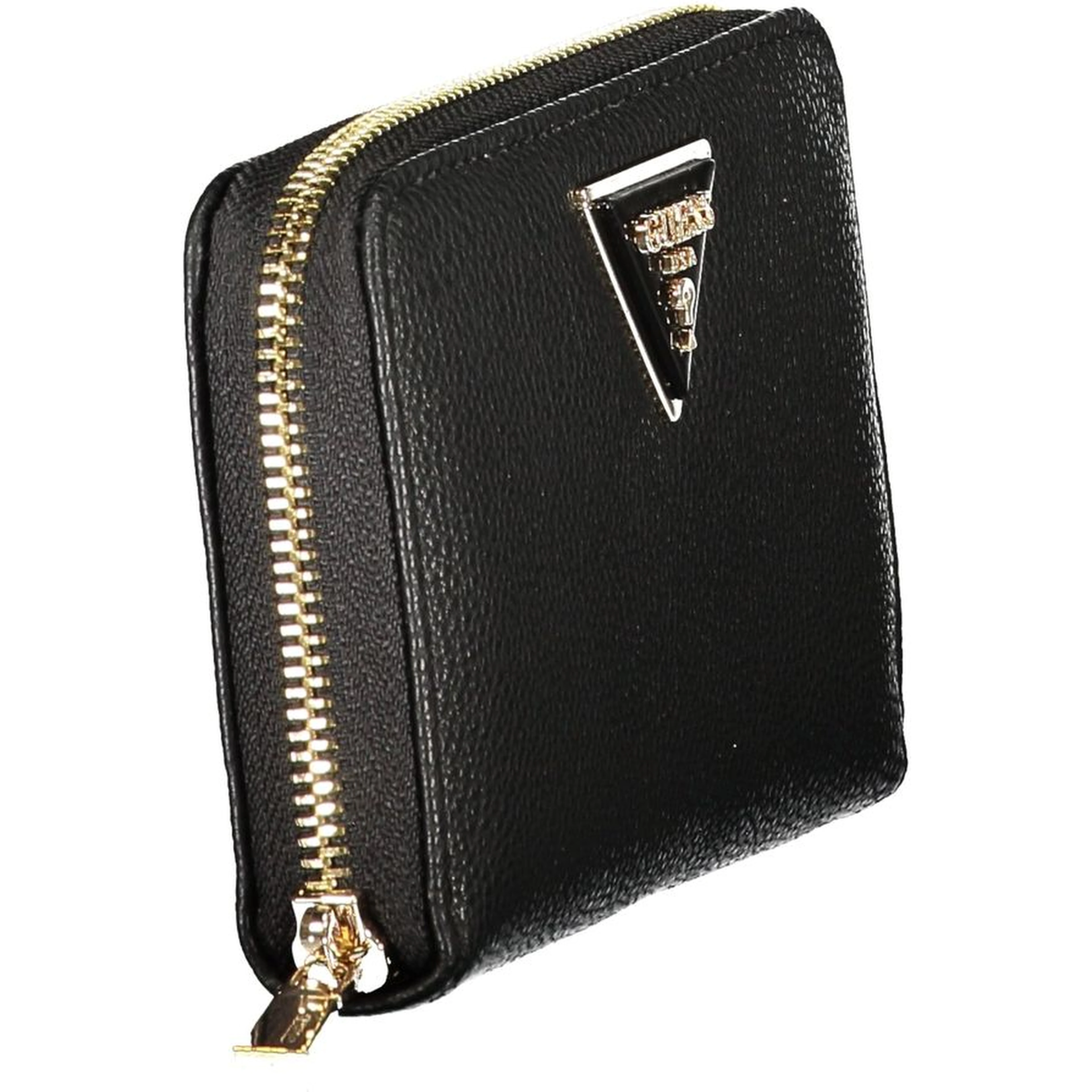 Black Polyurethane Women's Wallet