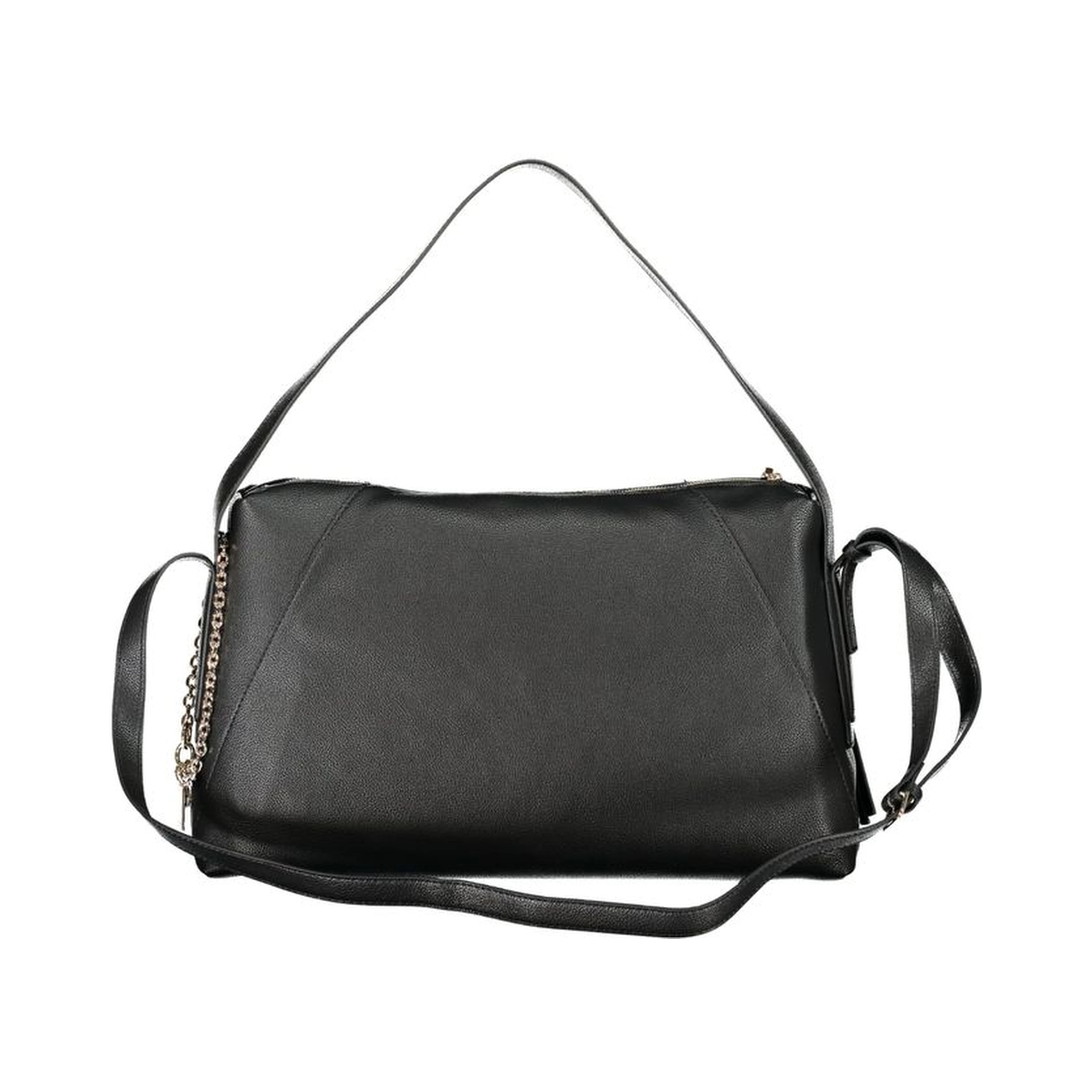 Black Polyurethane Women's Bag