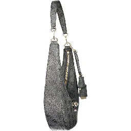 Black Polyurethane Women's Bag