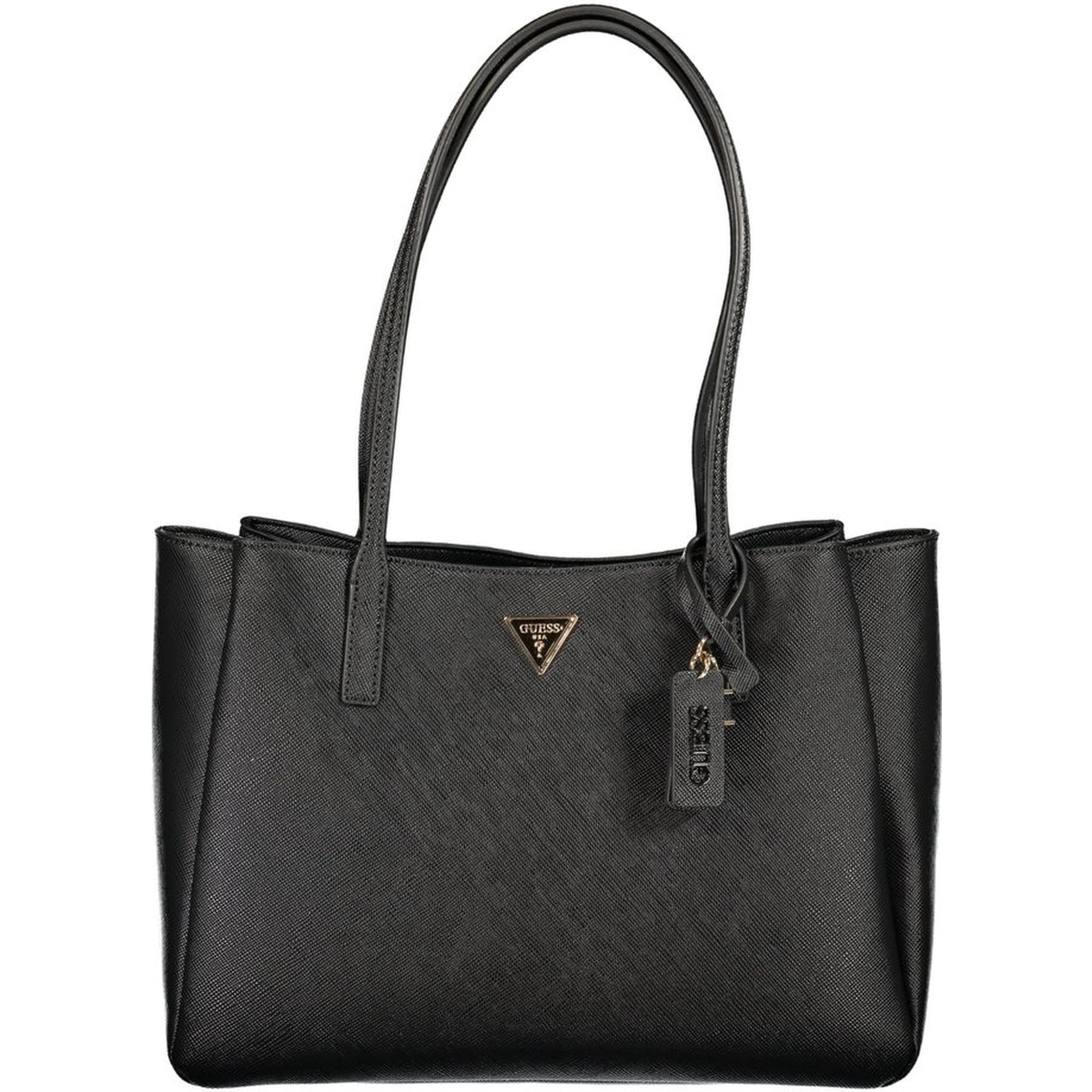 Black Polyurethane Women's Bag