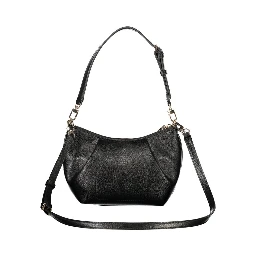 Black Polyurethane Women's Bag