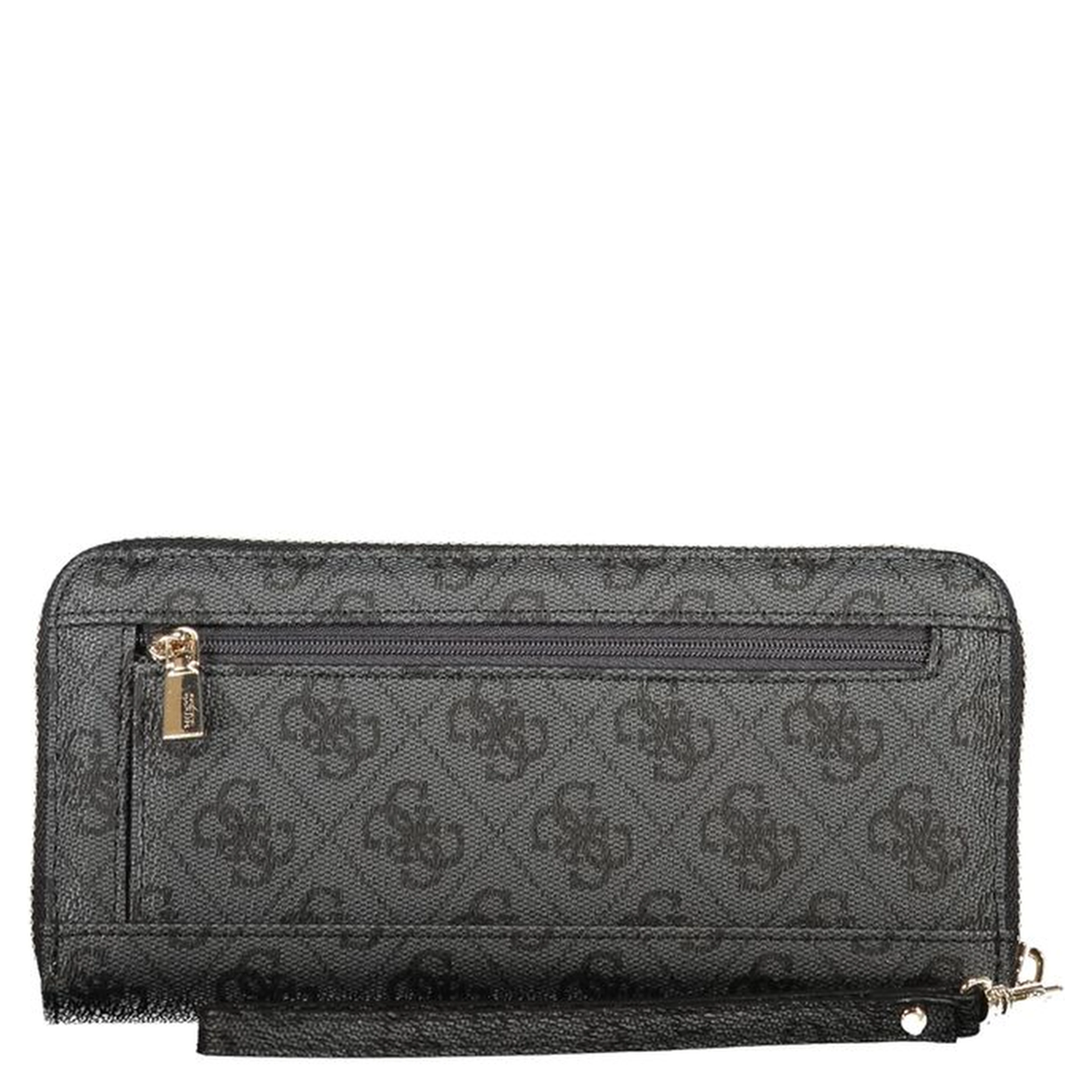 Black Polyurethane Womens Wallet