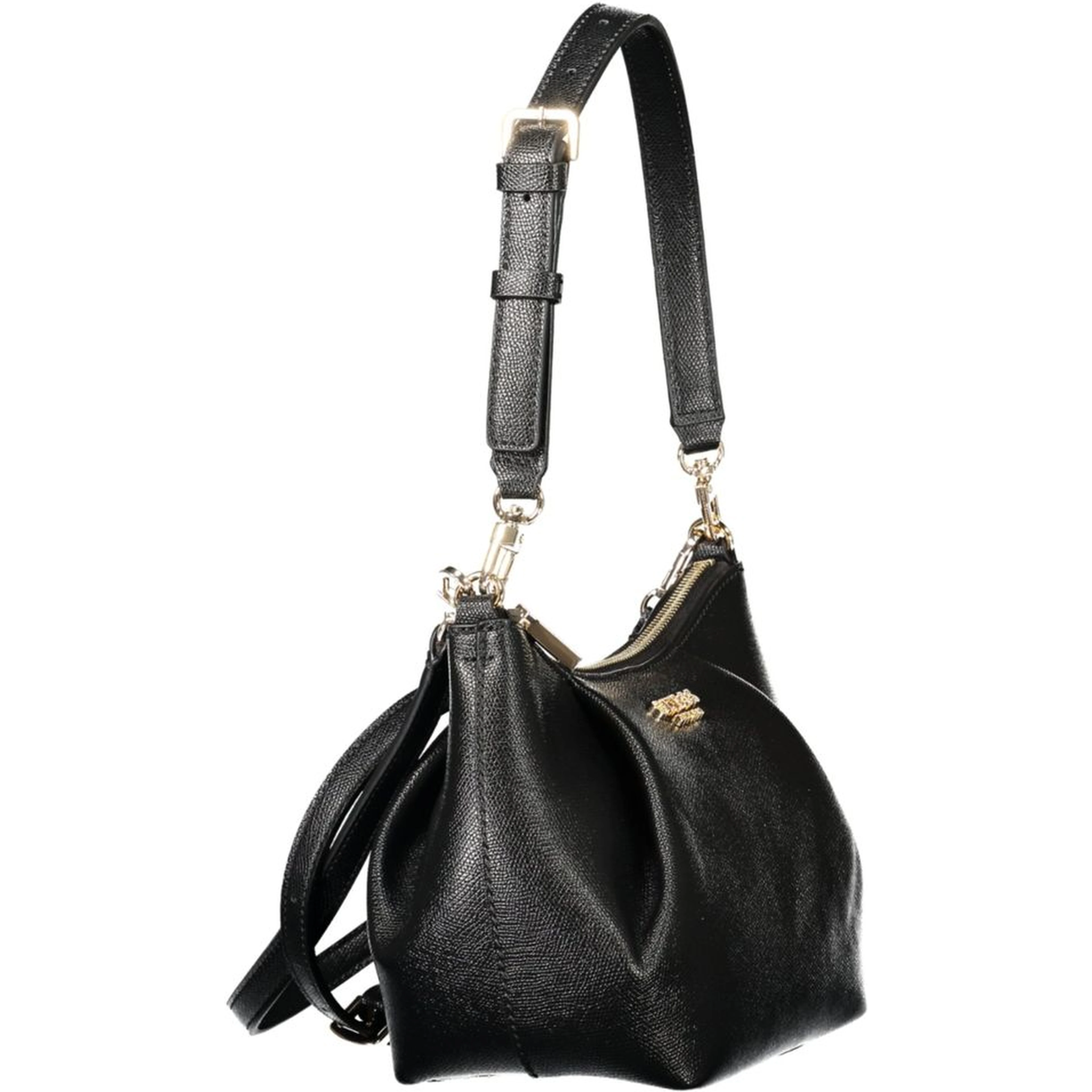 Black Polyurethane Women's Bag