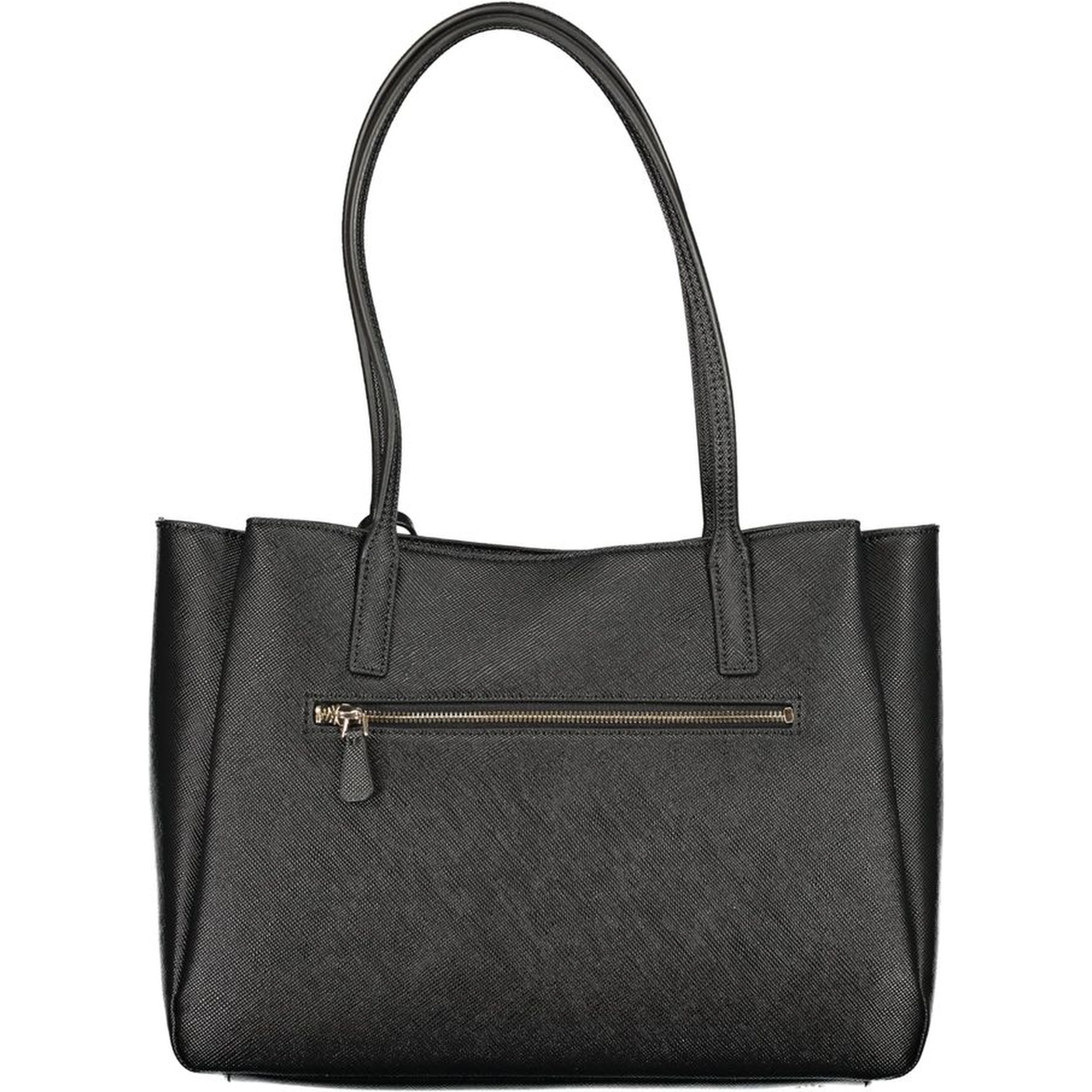 Black Polyurethane Women's Bag