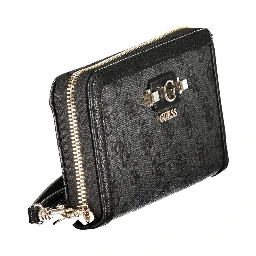 Nero Poliuretano Donna Wallet
