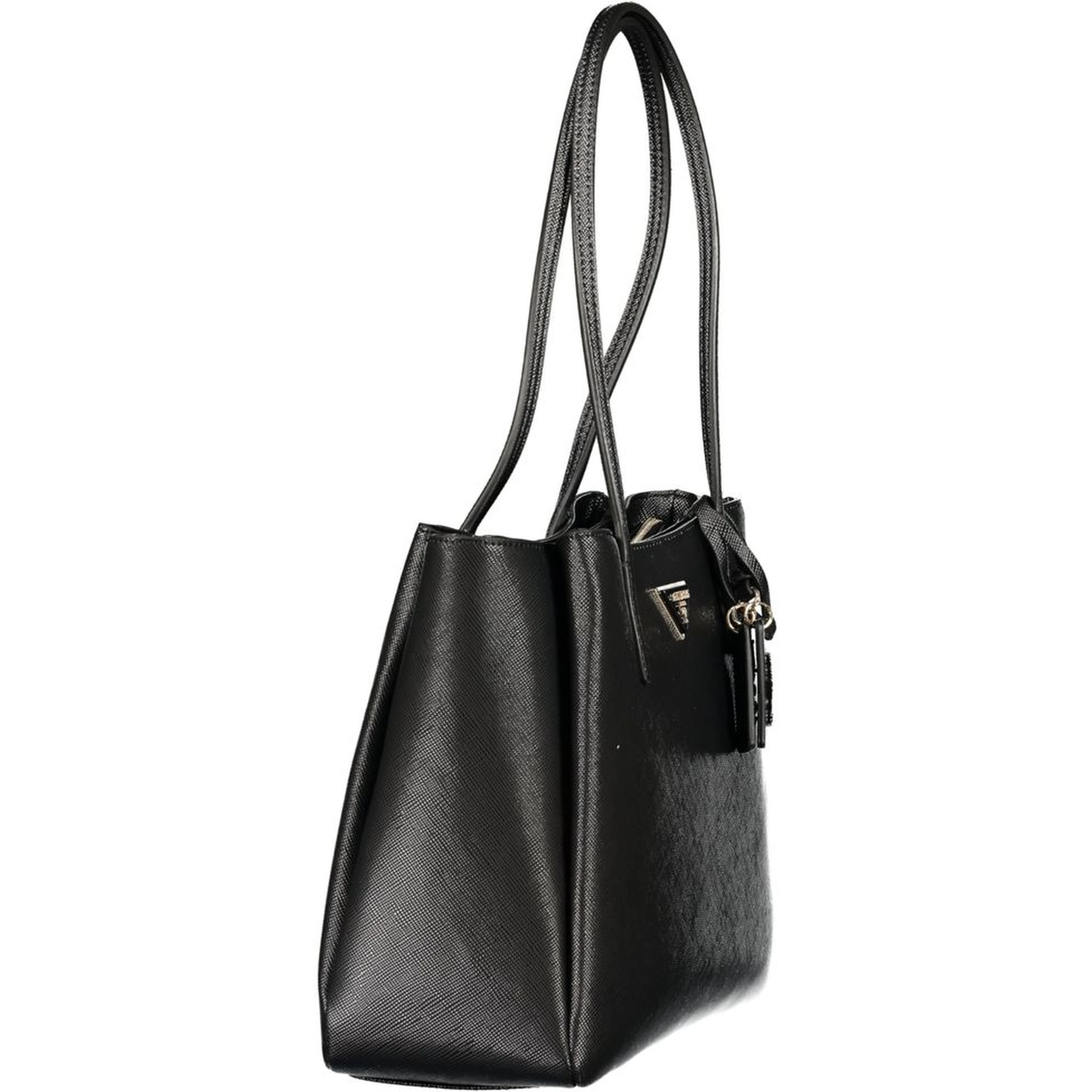 Black Polyurethane Women's Bag