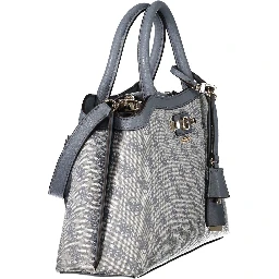 Azzurro Polyurethane Women's Bag