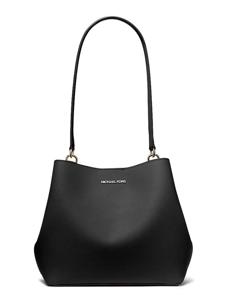 Black Canvas Shoulder Bag