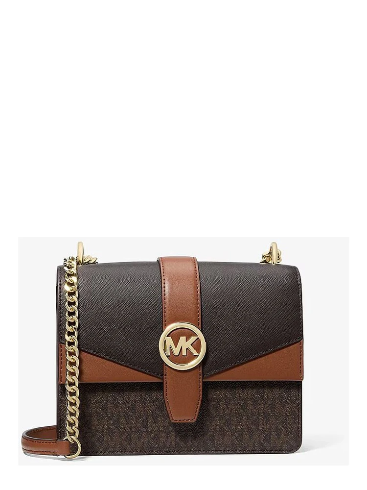 Brown Canvas Crossbody Bag