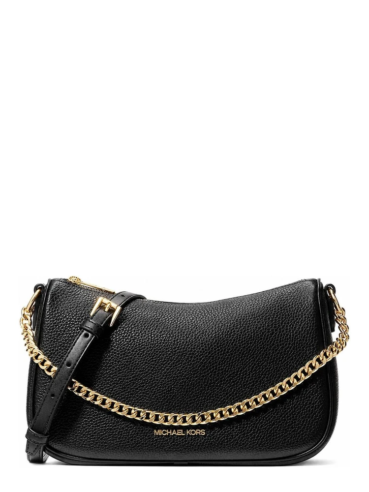 Black Leather Shoulder Bag
