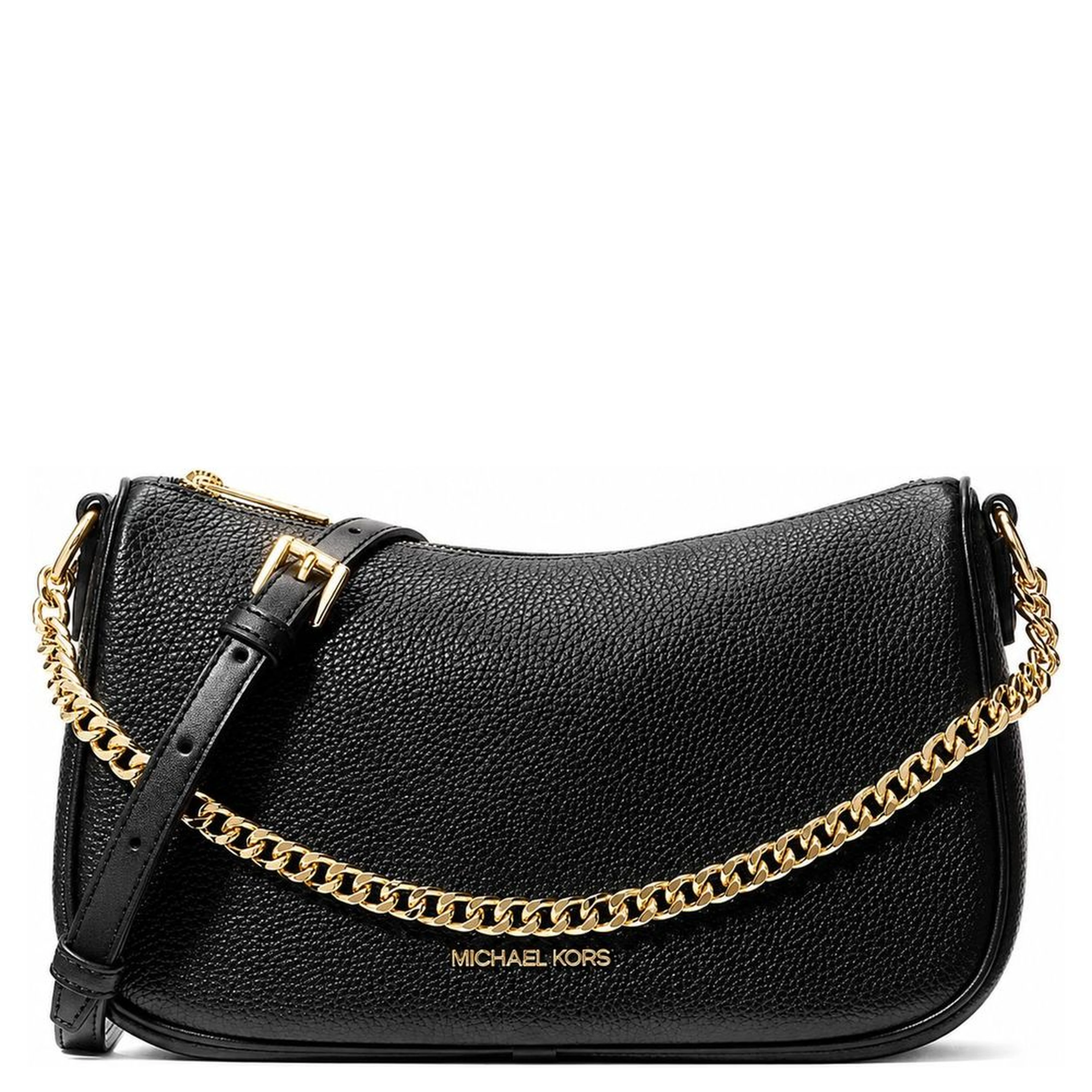 Black Leather Shoulder Bag