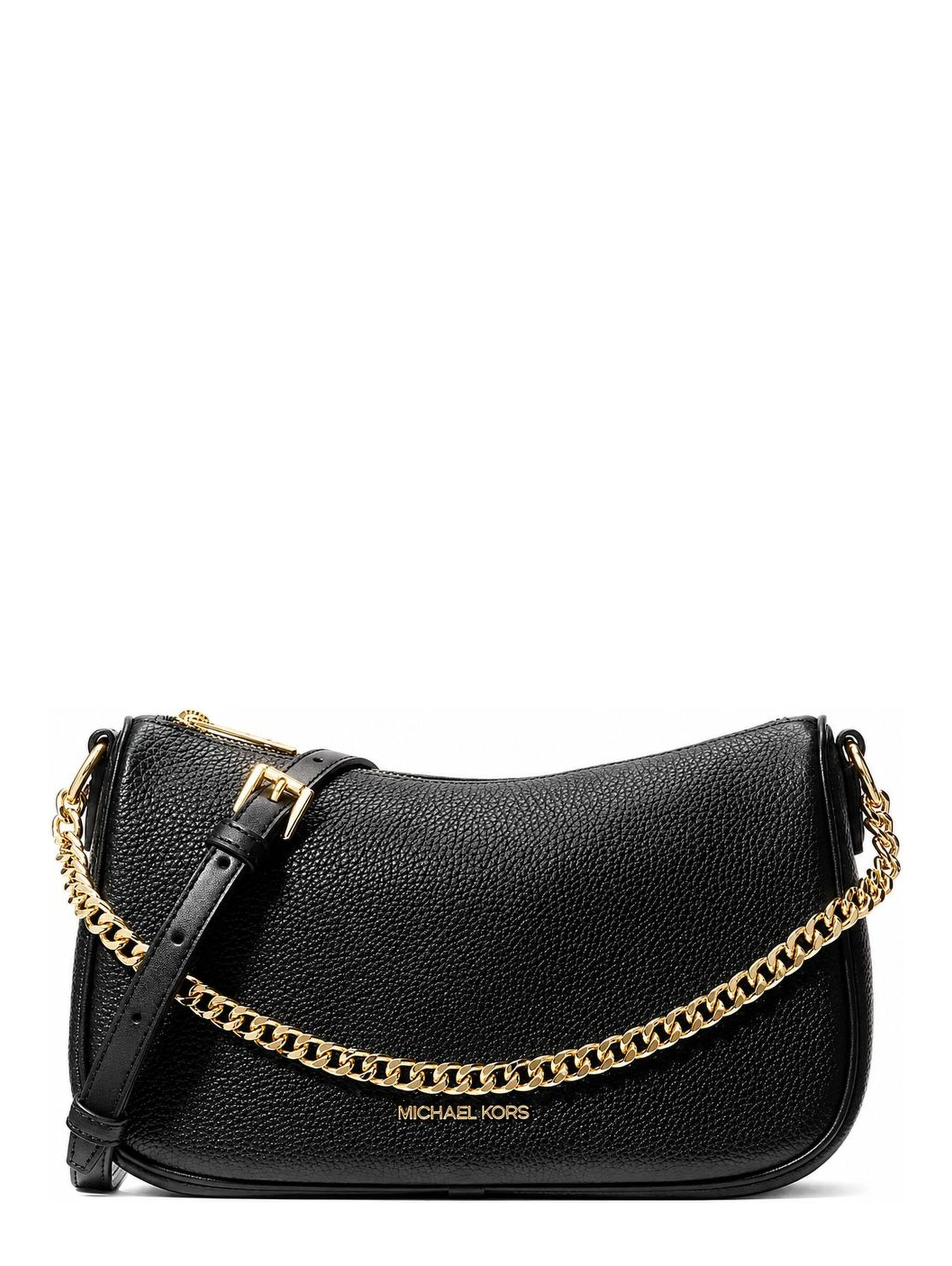 Black Leather Shoulder Bag