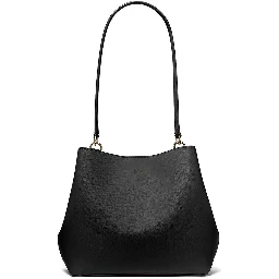 Black Canvas Shoulder Bag