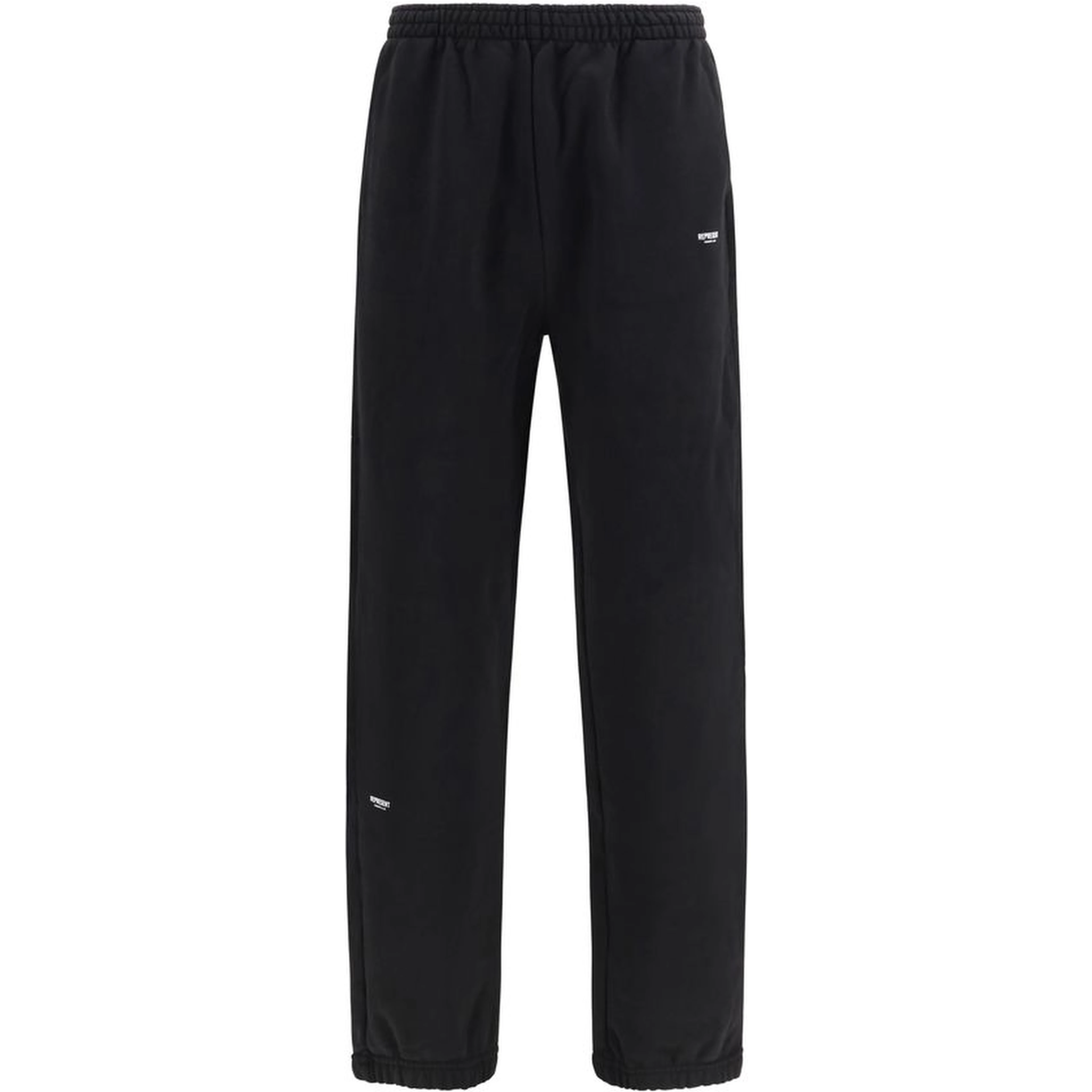 Black Cotton Athletic Pants