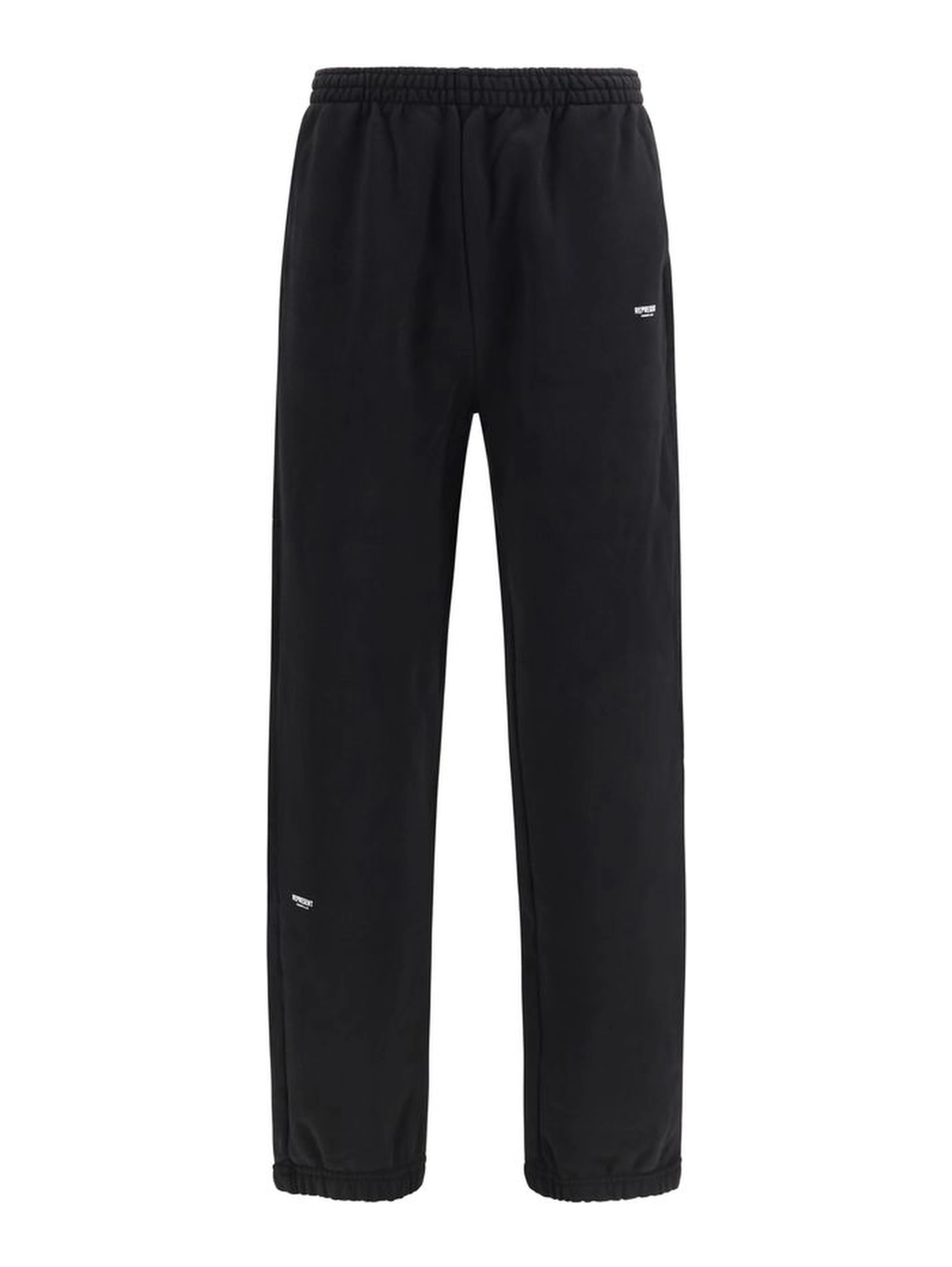 Black Cotton Athletic Pants