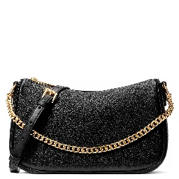 Black Leather Shoulder Bag