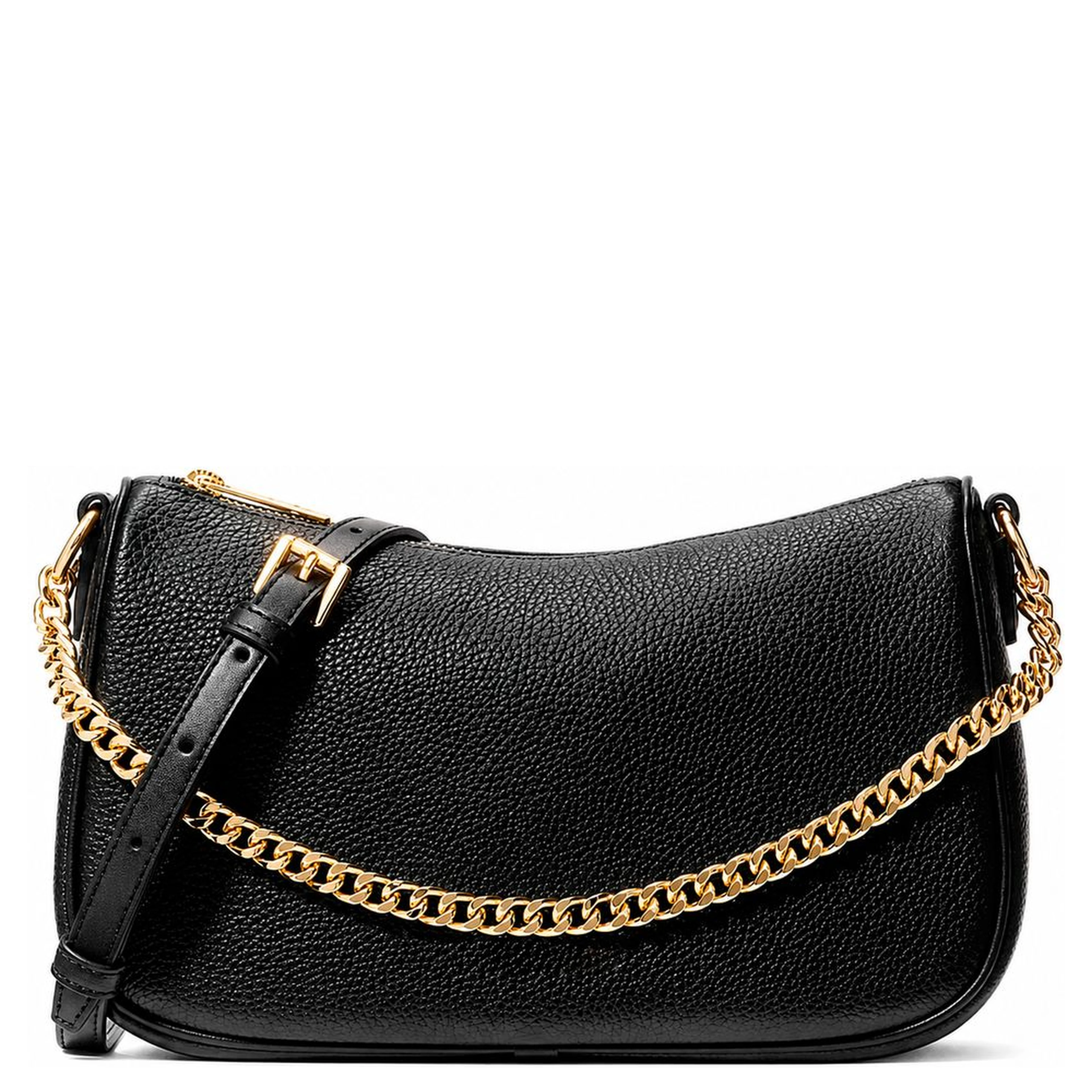 Black Leather Shoulder Bag