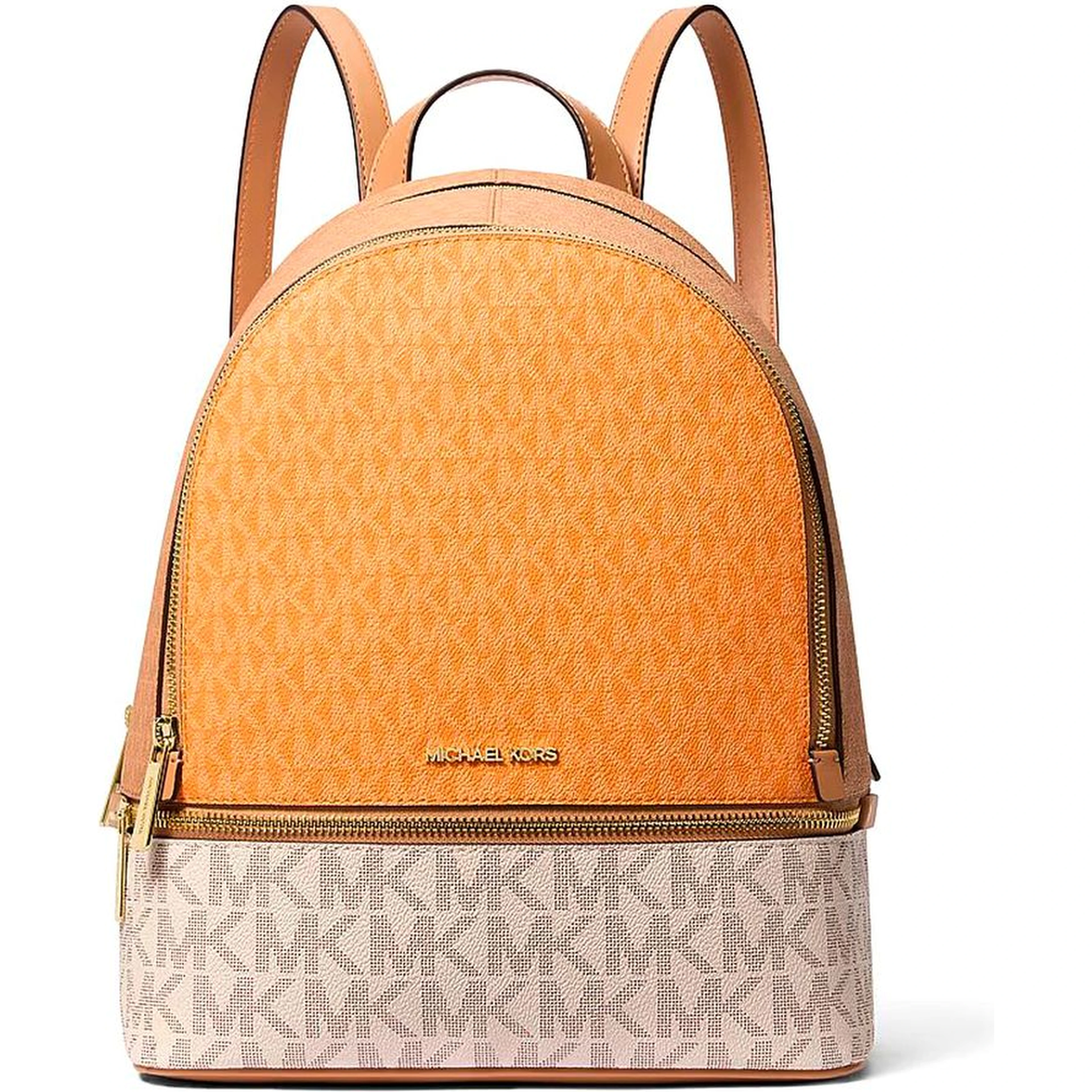 Orange Canvas Backpack