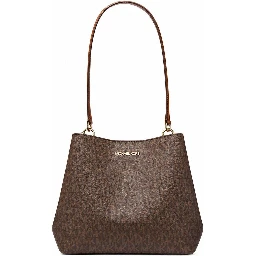 Brown Canvas Shoulder Bag