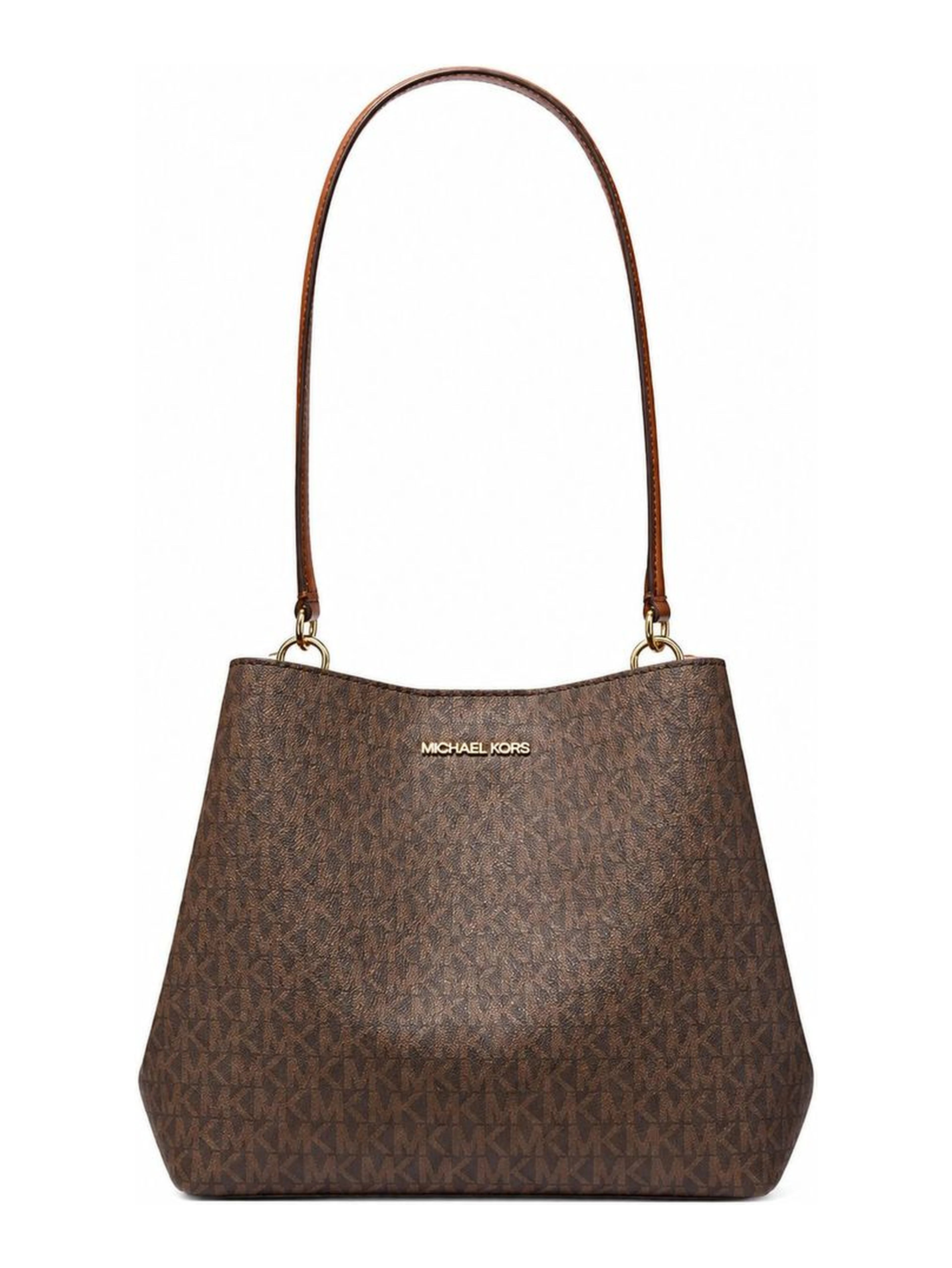 Brown Canvas Shoulder Bag