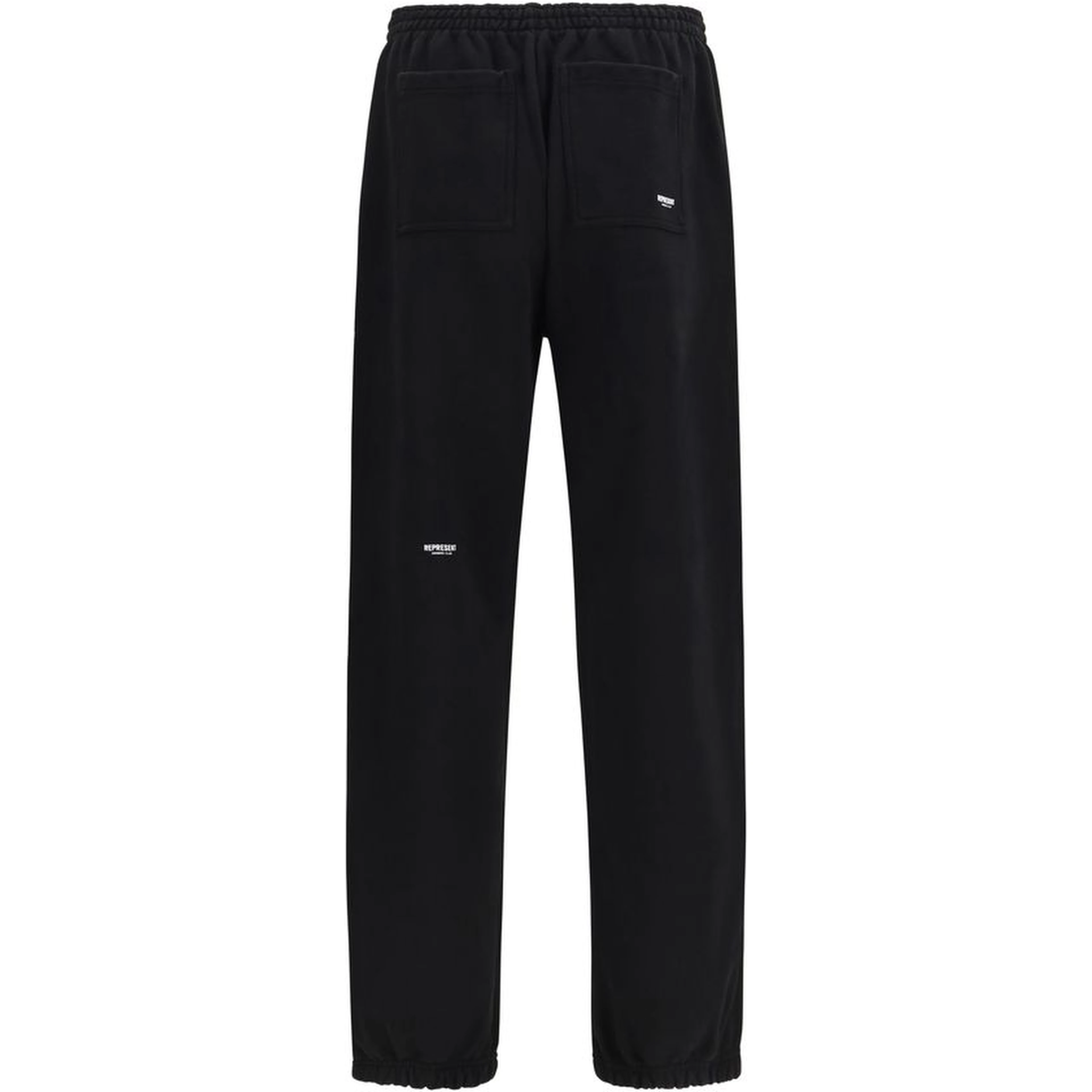 Black Cotton Athletic Pants