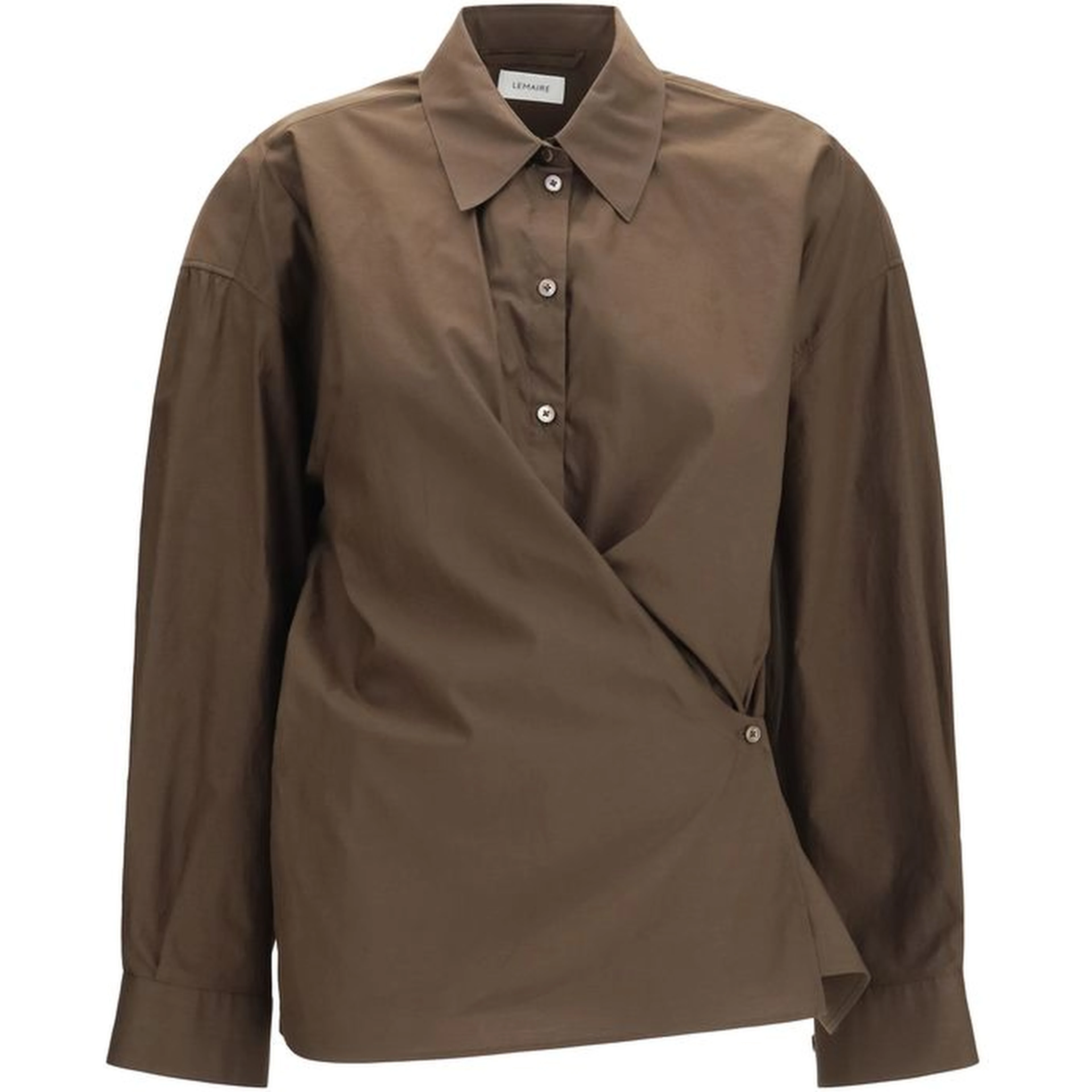 Brown Cotton Shirt