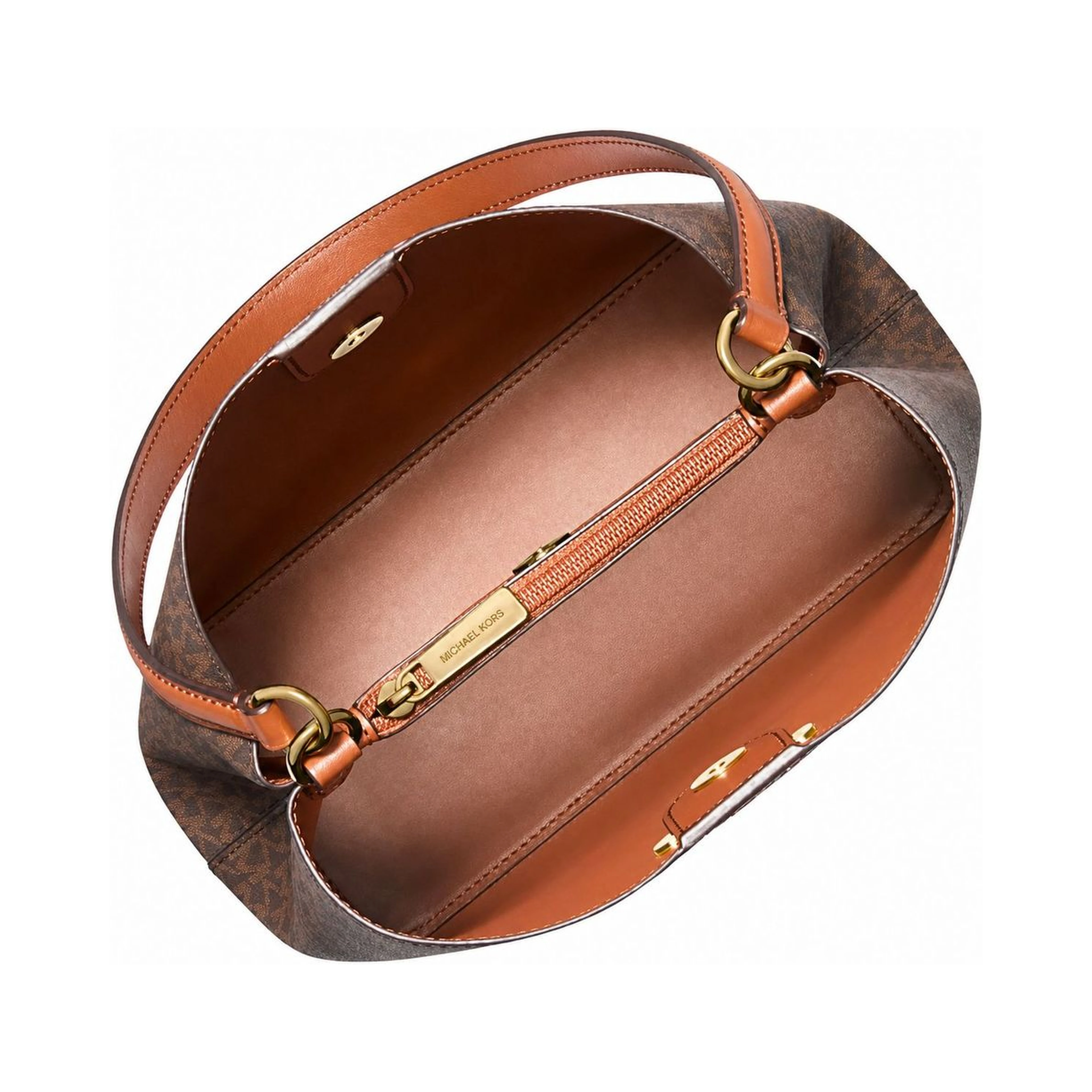 Brown Canvas Shoulder Bag
