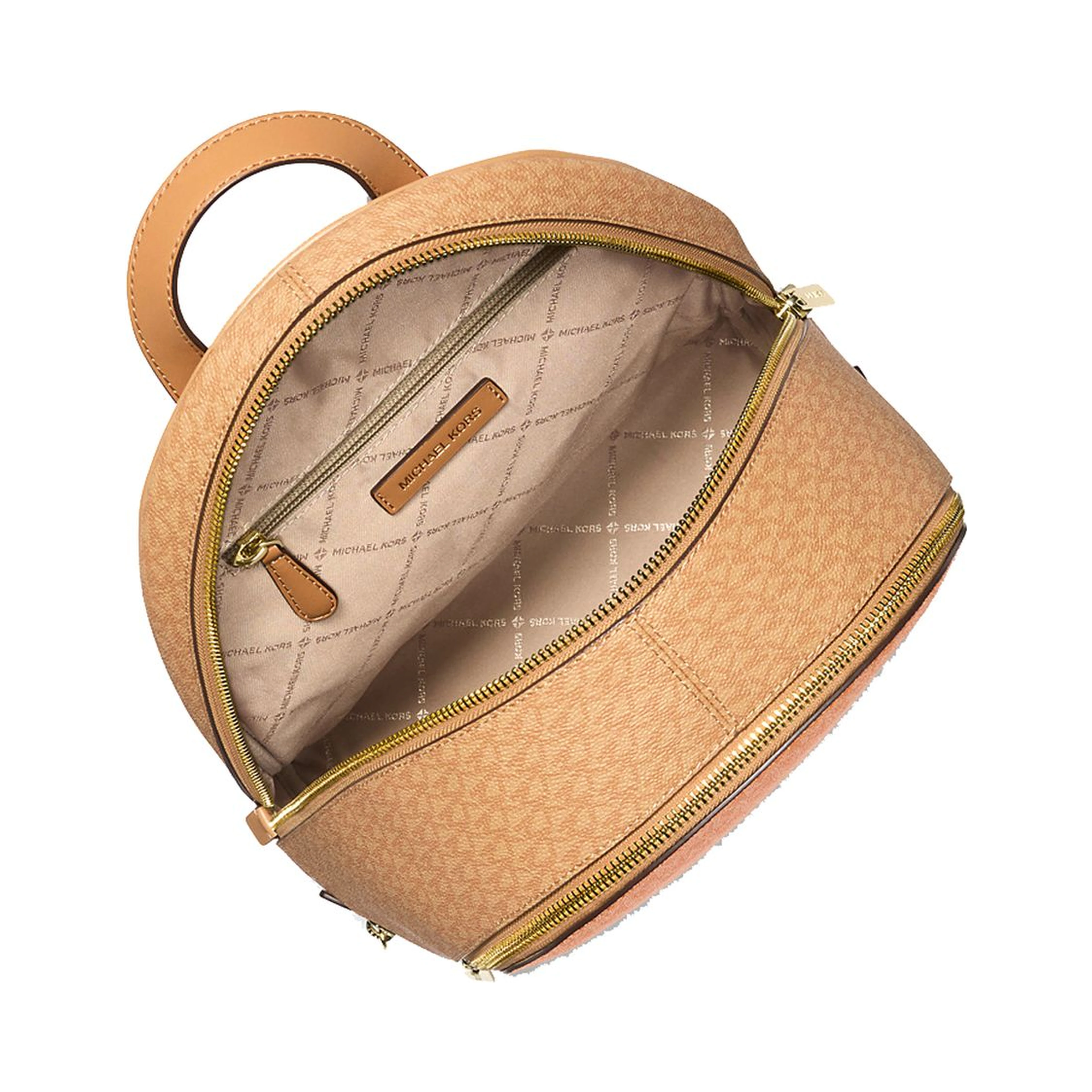 Orange Canvas Backpack