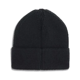 Black Marabou Beanie