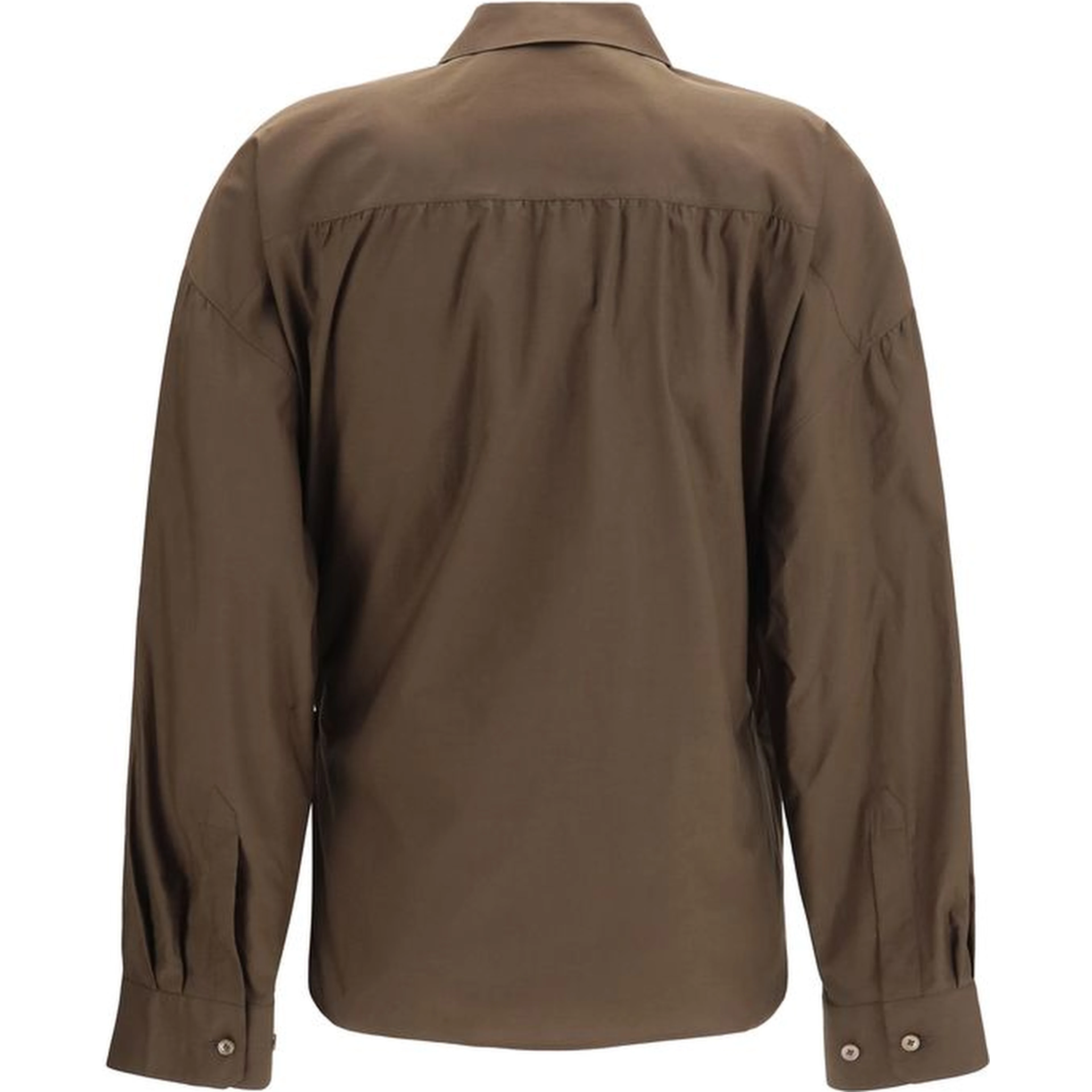 Brown Cotton Shirt