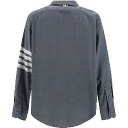 Gray Wool Oves Aries Dress Shirt