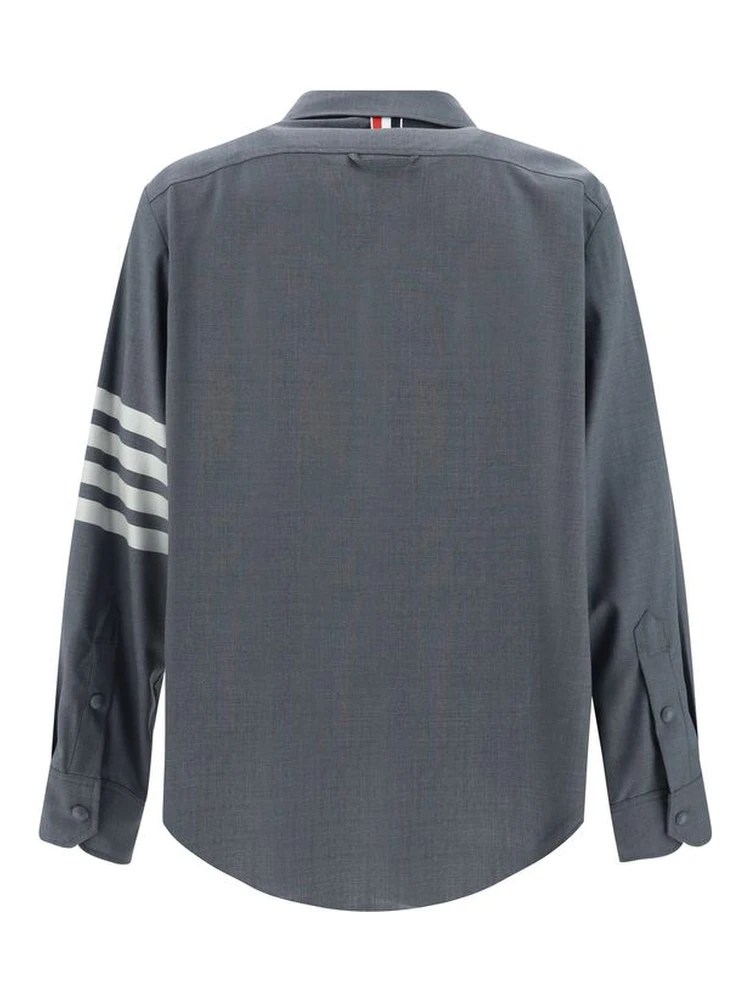 Gray Wool Oves Aries Dress Shirt alternative