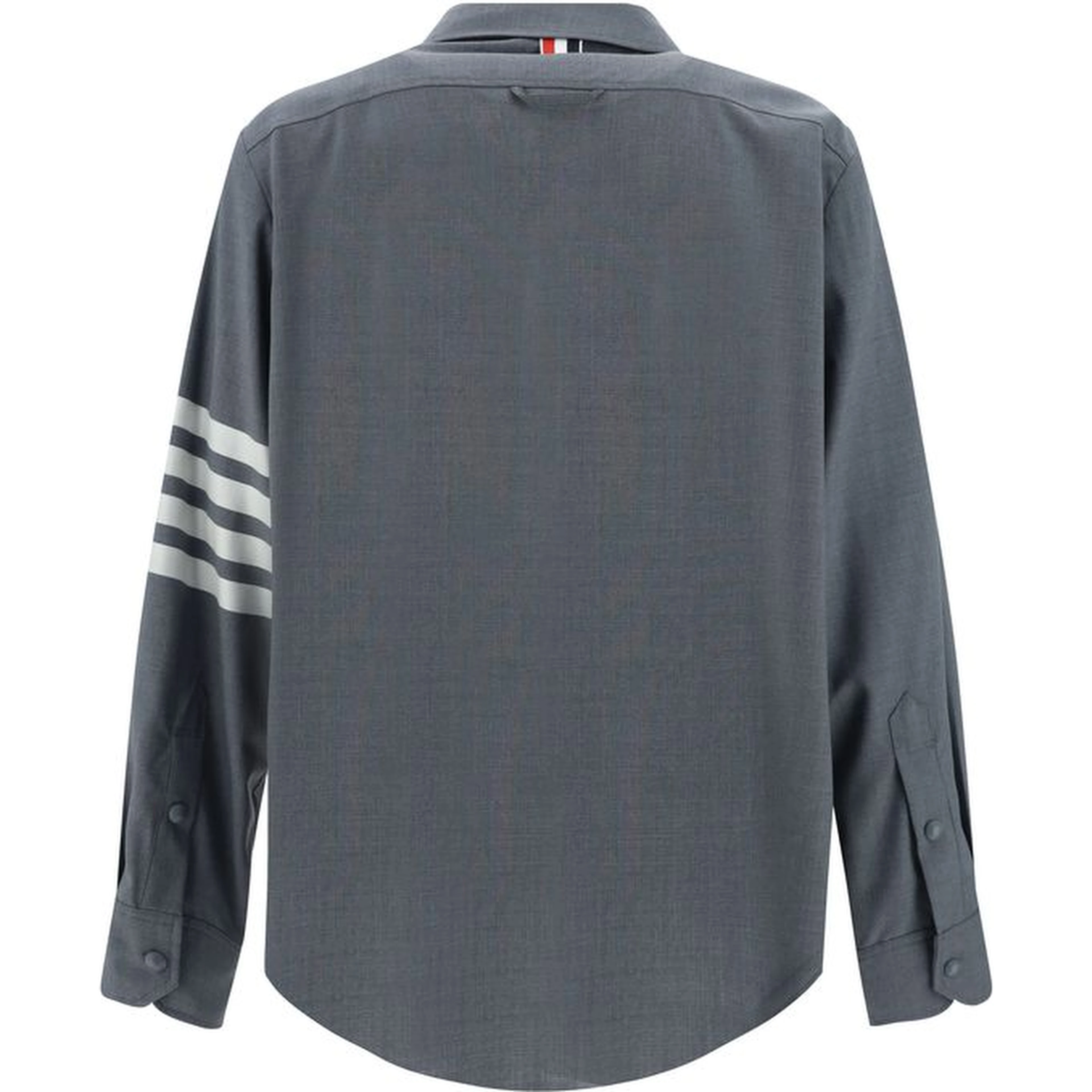 Gray Wool Oves Aries Dress Shirt
