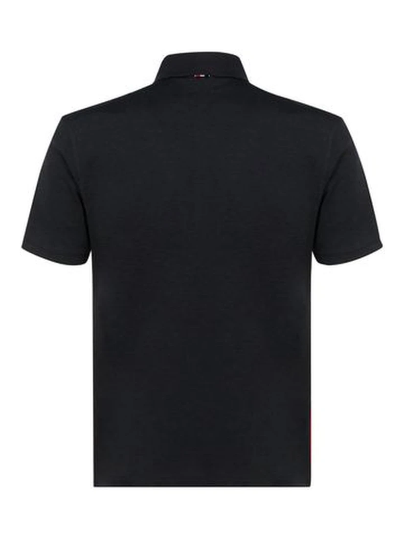 Gray Cotton Polo Shirt