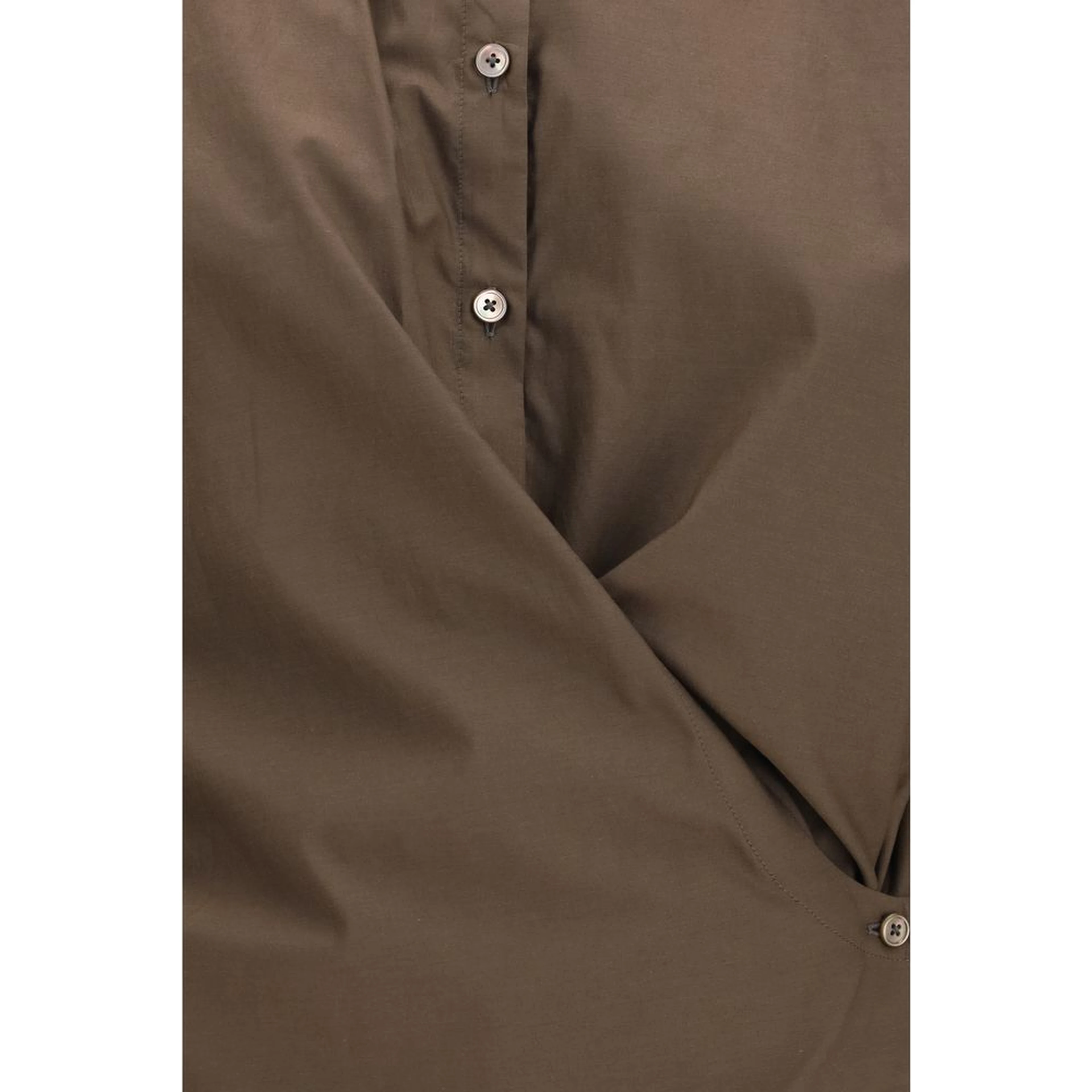 Brown Cotton Shirt