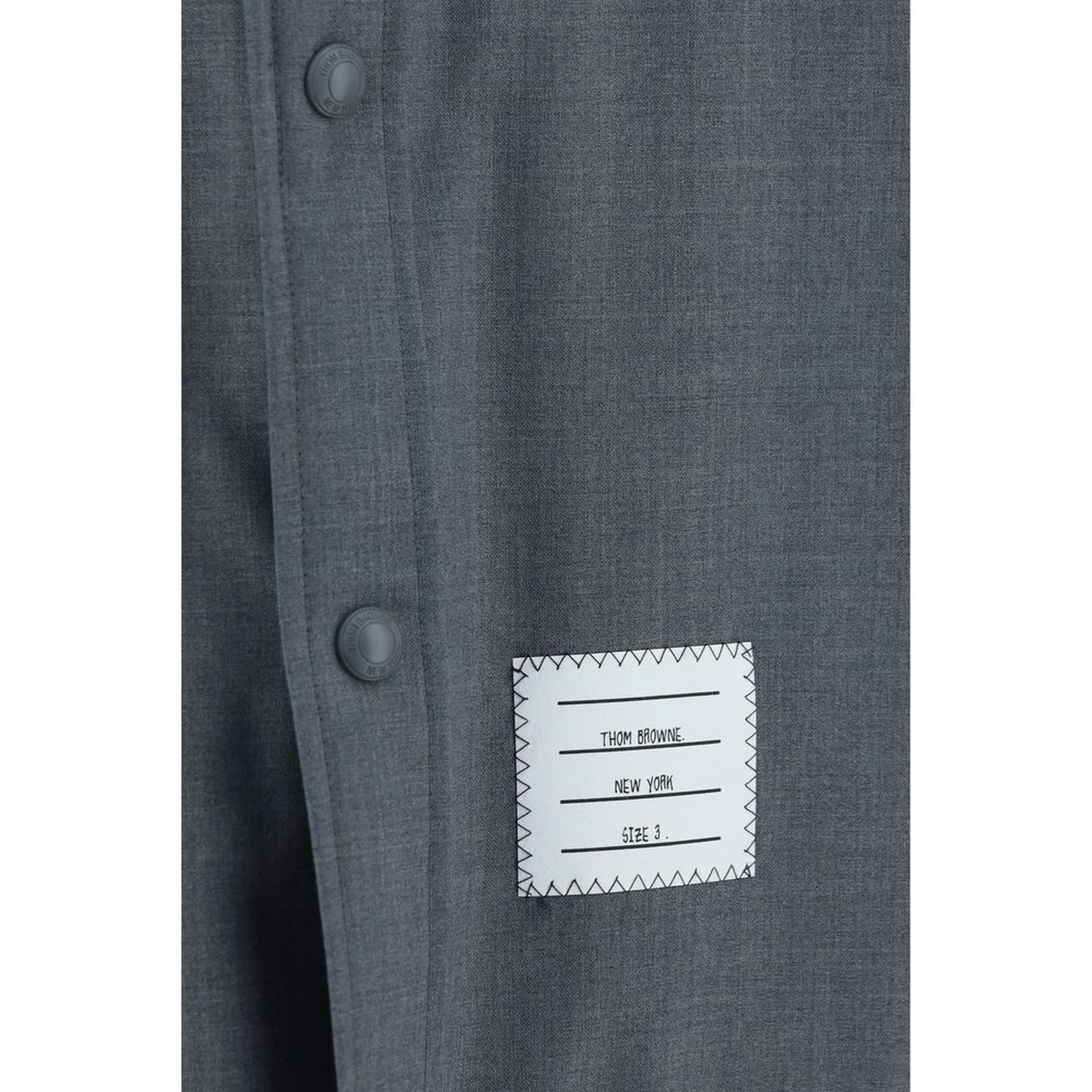 Gray Wool Oves Aries Dress Shirt